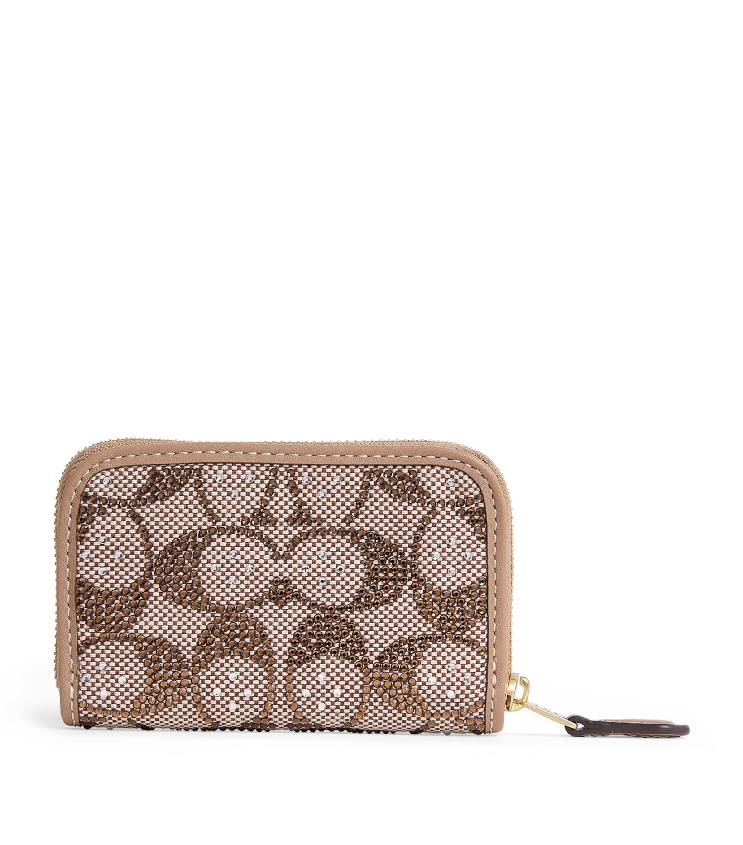 Coach Crystal Jacquard Card Holder