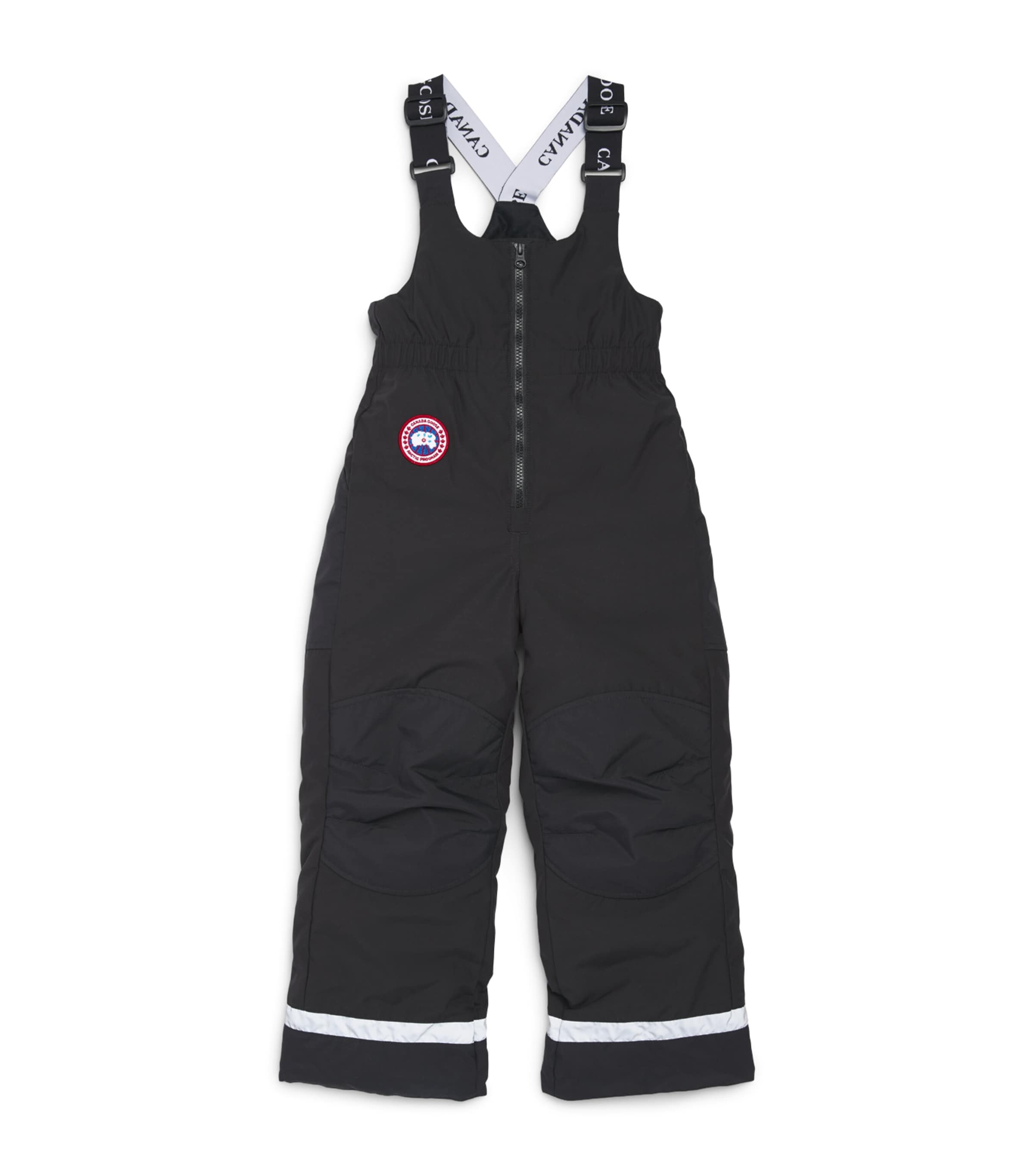 Canada Goose Kids Down Eaglet Bib Overalls (2-7 Years) Black Noir