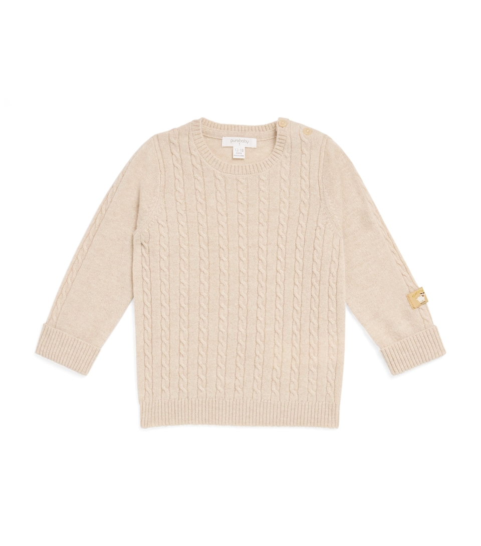 Cashmere Cable-Knit Sweater (0-18 Months)