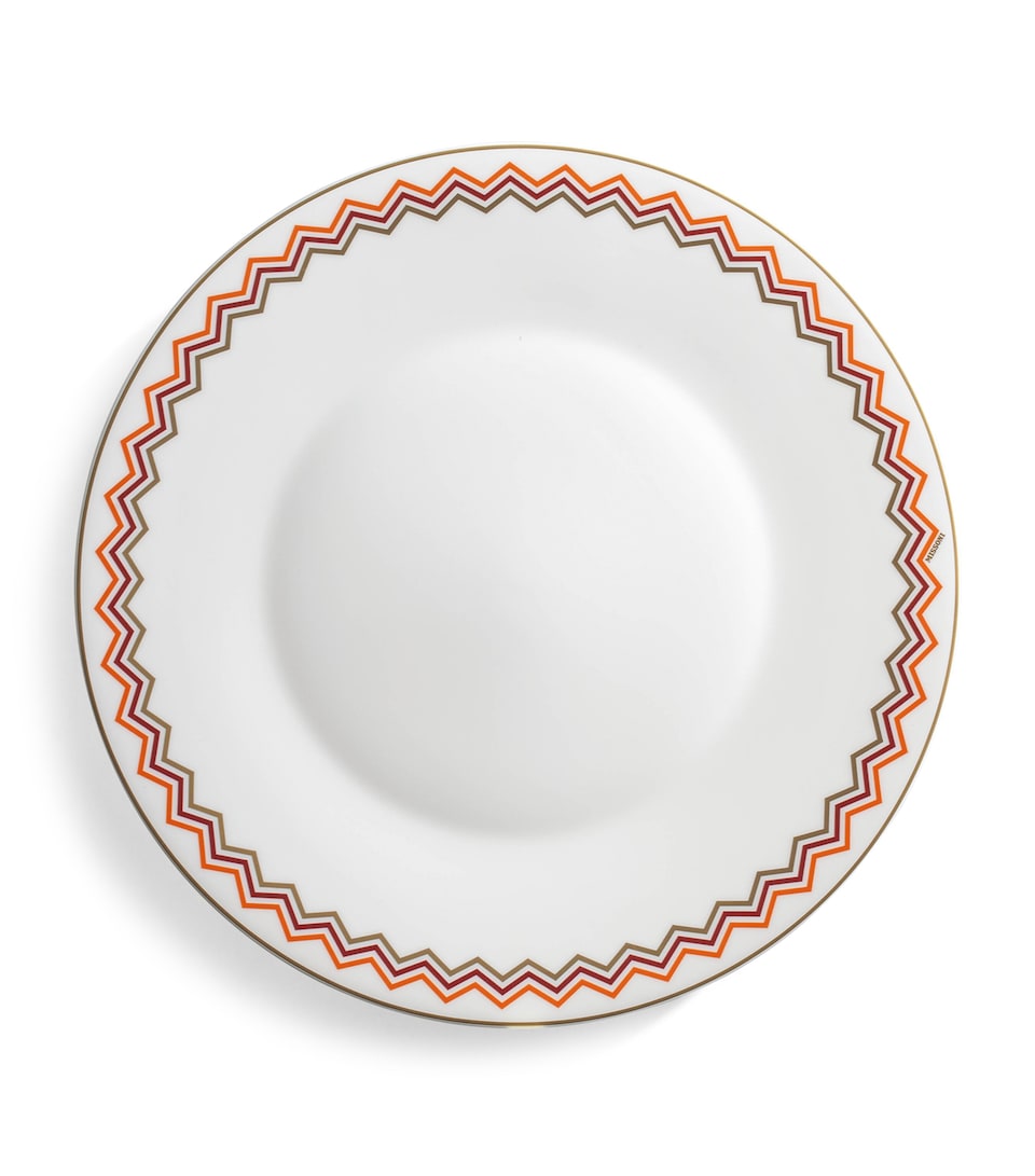 Porcelain Zigzag Serving Dish (32cm)