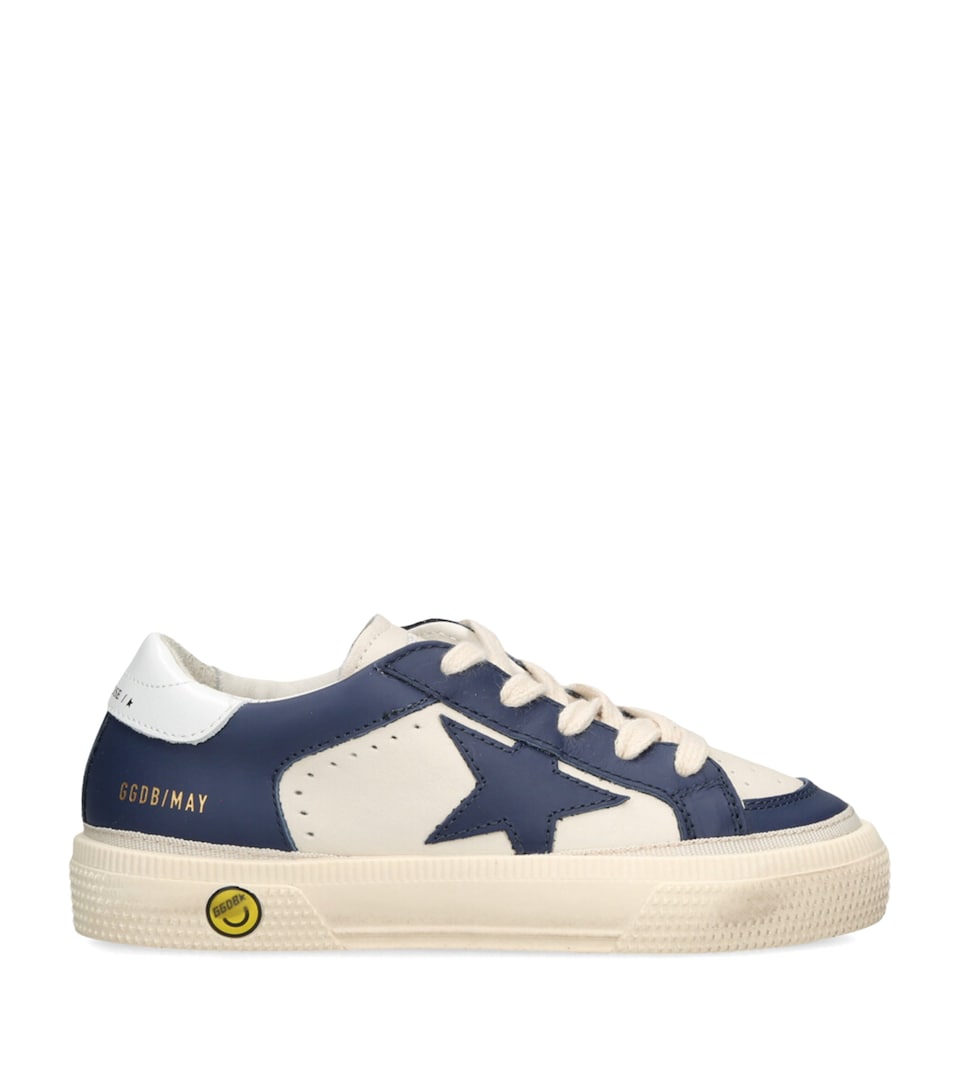 Golden Goose Leather May Sneakers White/navy