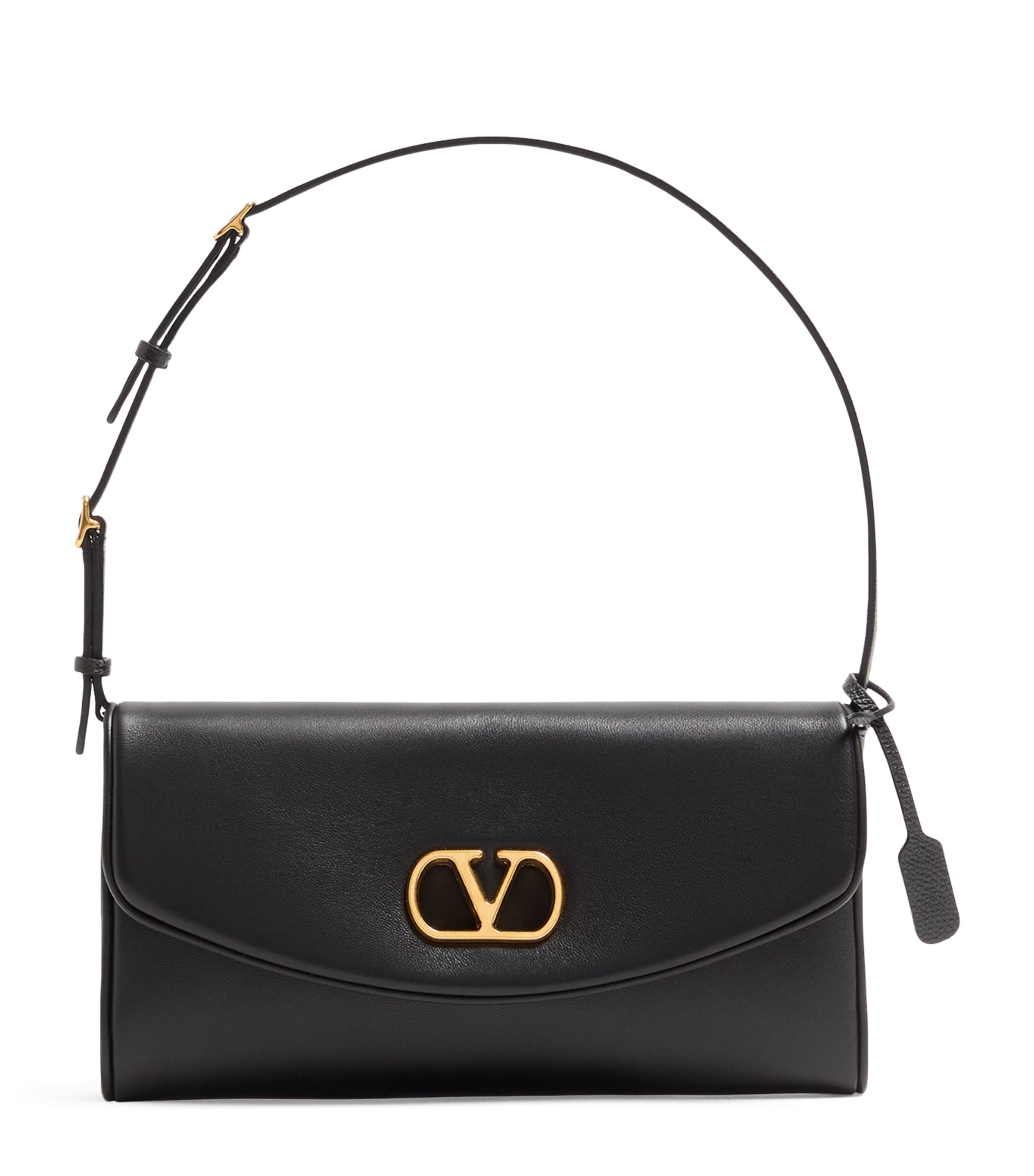 Leather Vain Soft Shoulder Bag