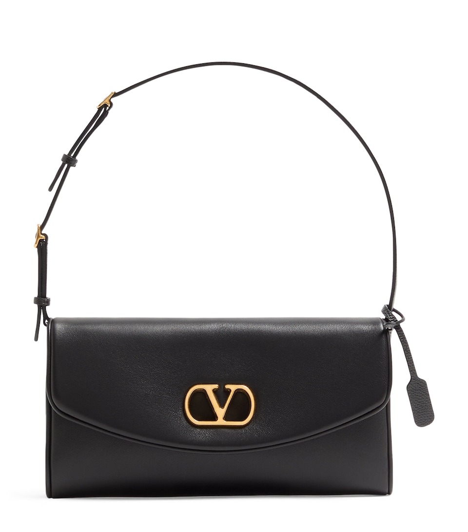 Leather Vain Soft Shoulder Bag