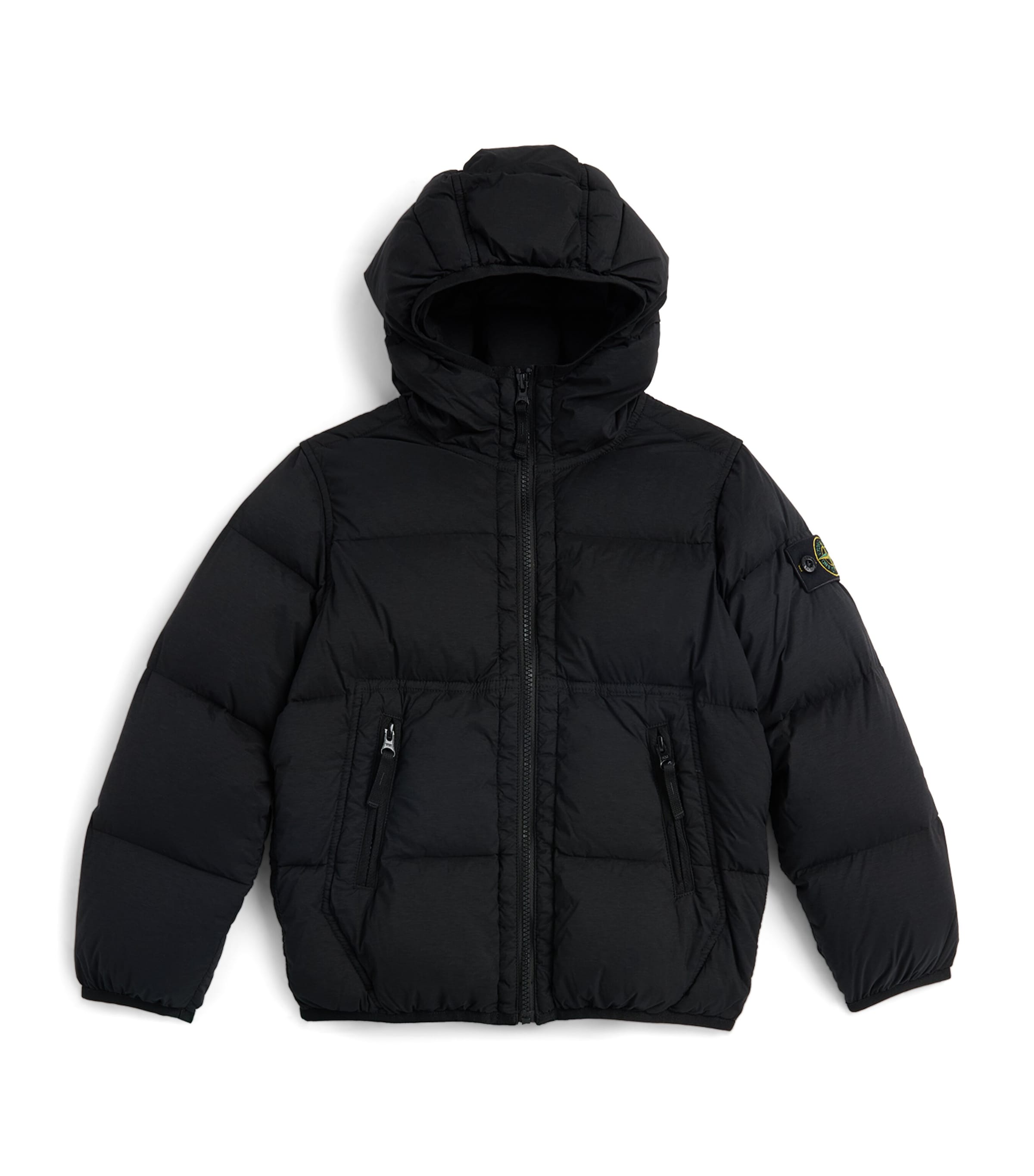 Stone Island Junior Down Puffer Jacket (2-14 Years) Black