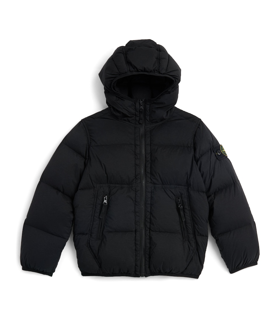Stone Island Junior Down Puffer Jacket (2-14 Years) Black