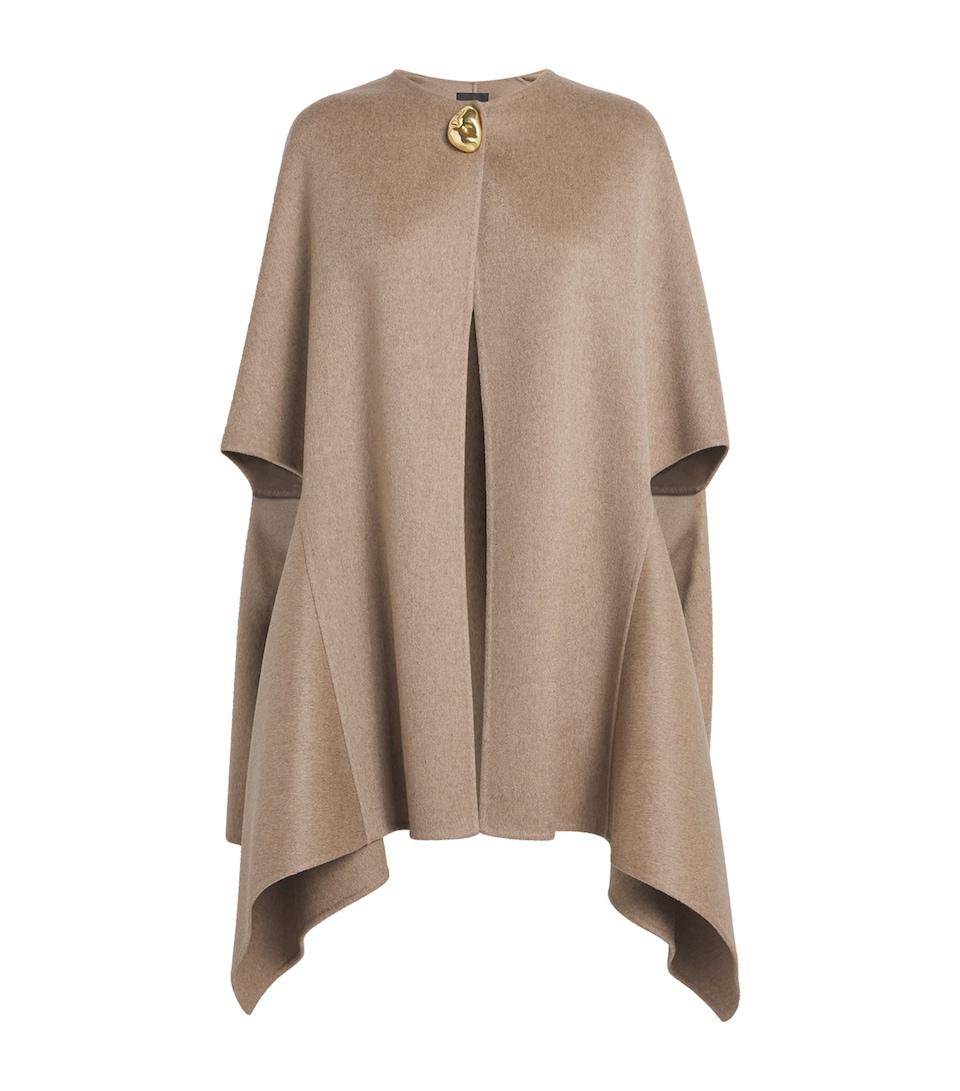 Cashmere Cut-Out Cape