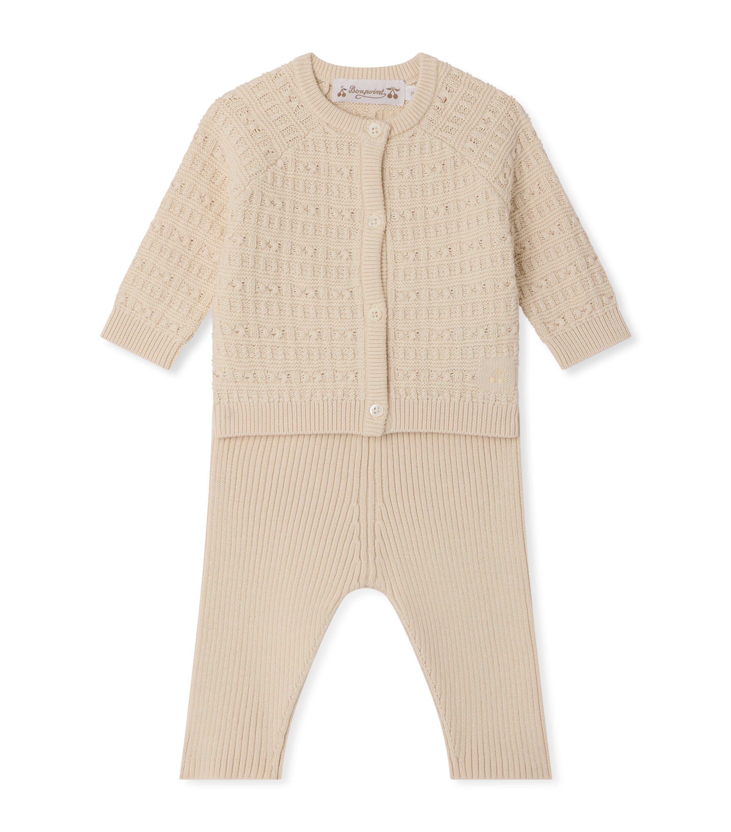 Cotton Cardigan and Trousers Set (1-18 Months)