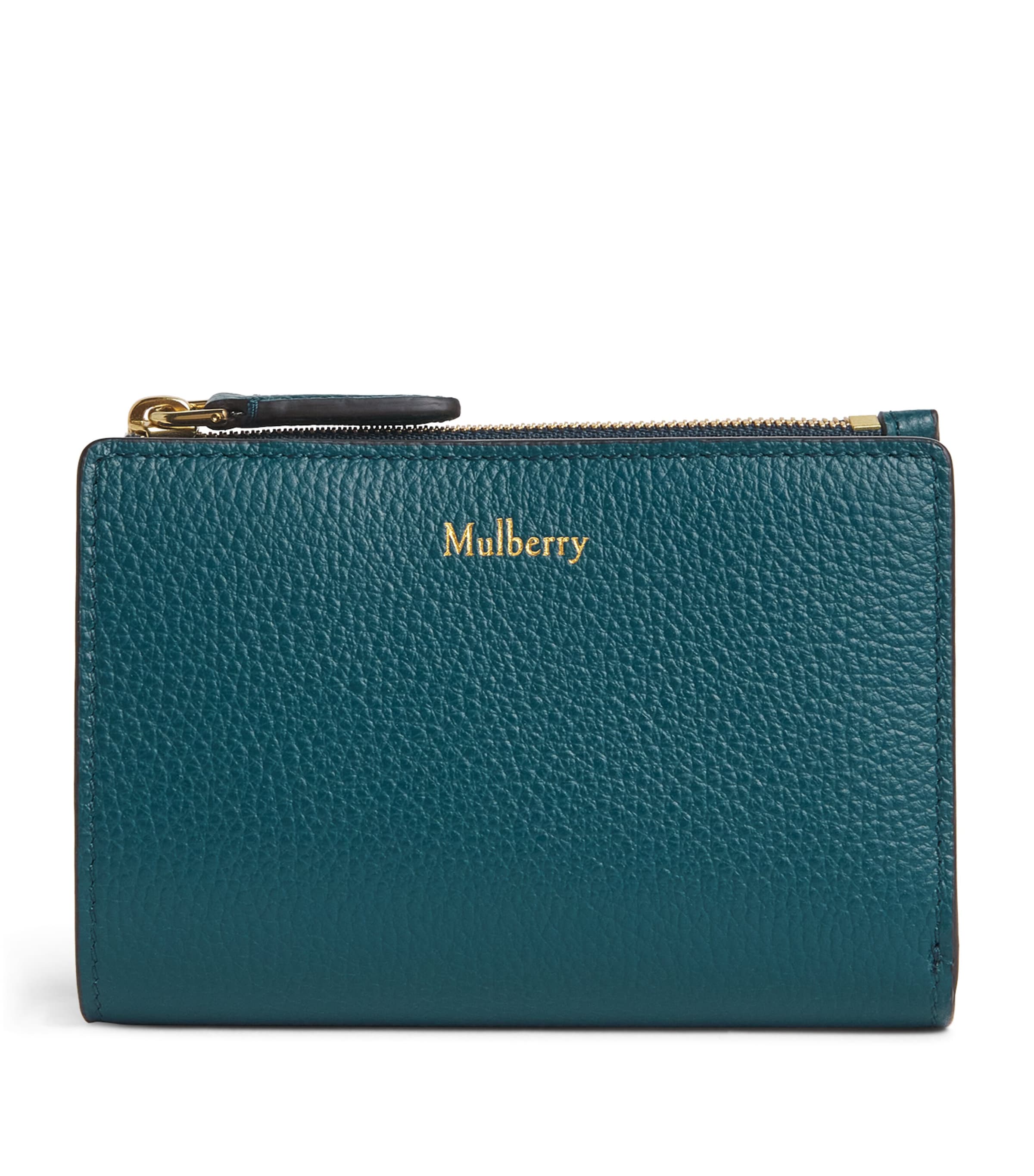 Mulberry Leather Continental Bifold Wallet Out Of The Blue
