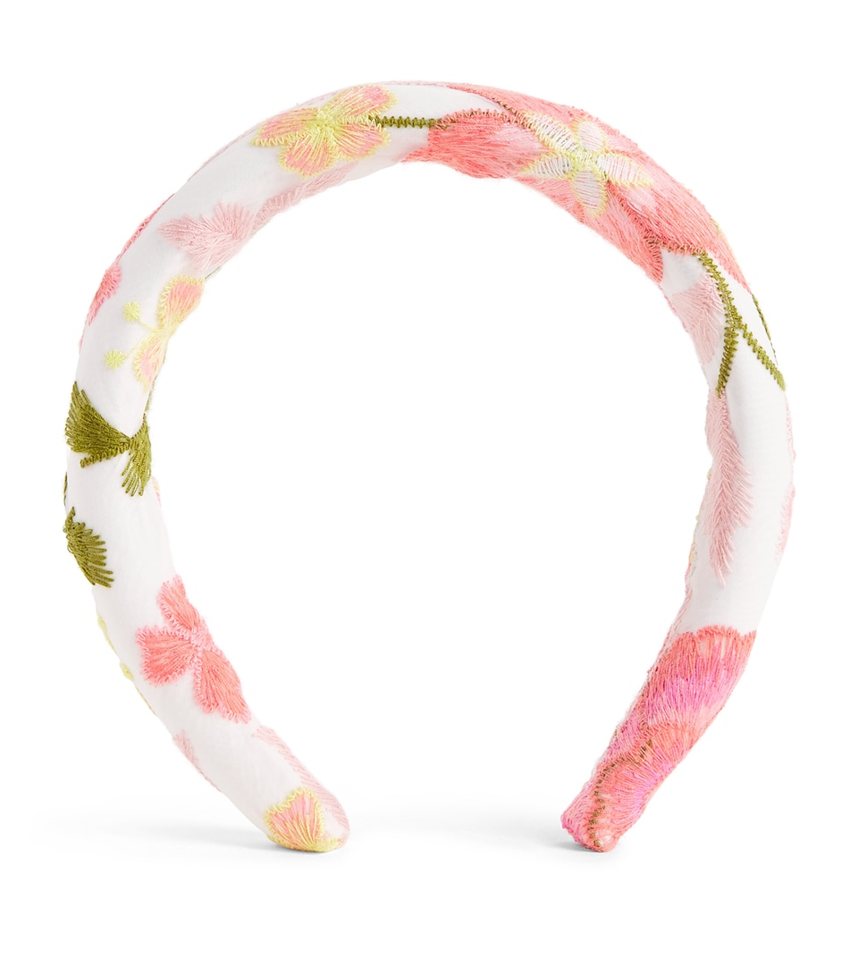 MARLO Embroidered Avery Headband Floral