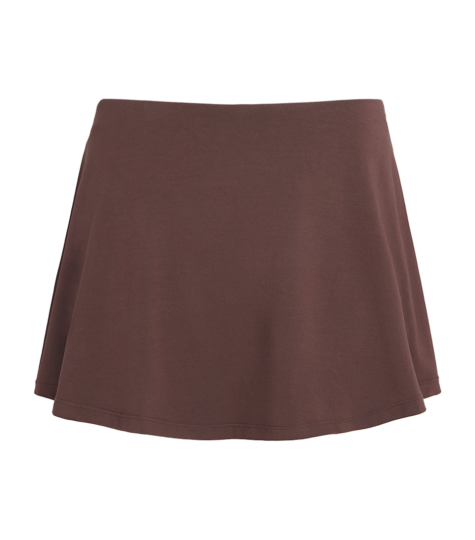Skims Womens Smooth Layers Mini Skort Cocoa