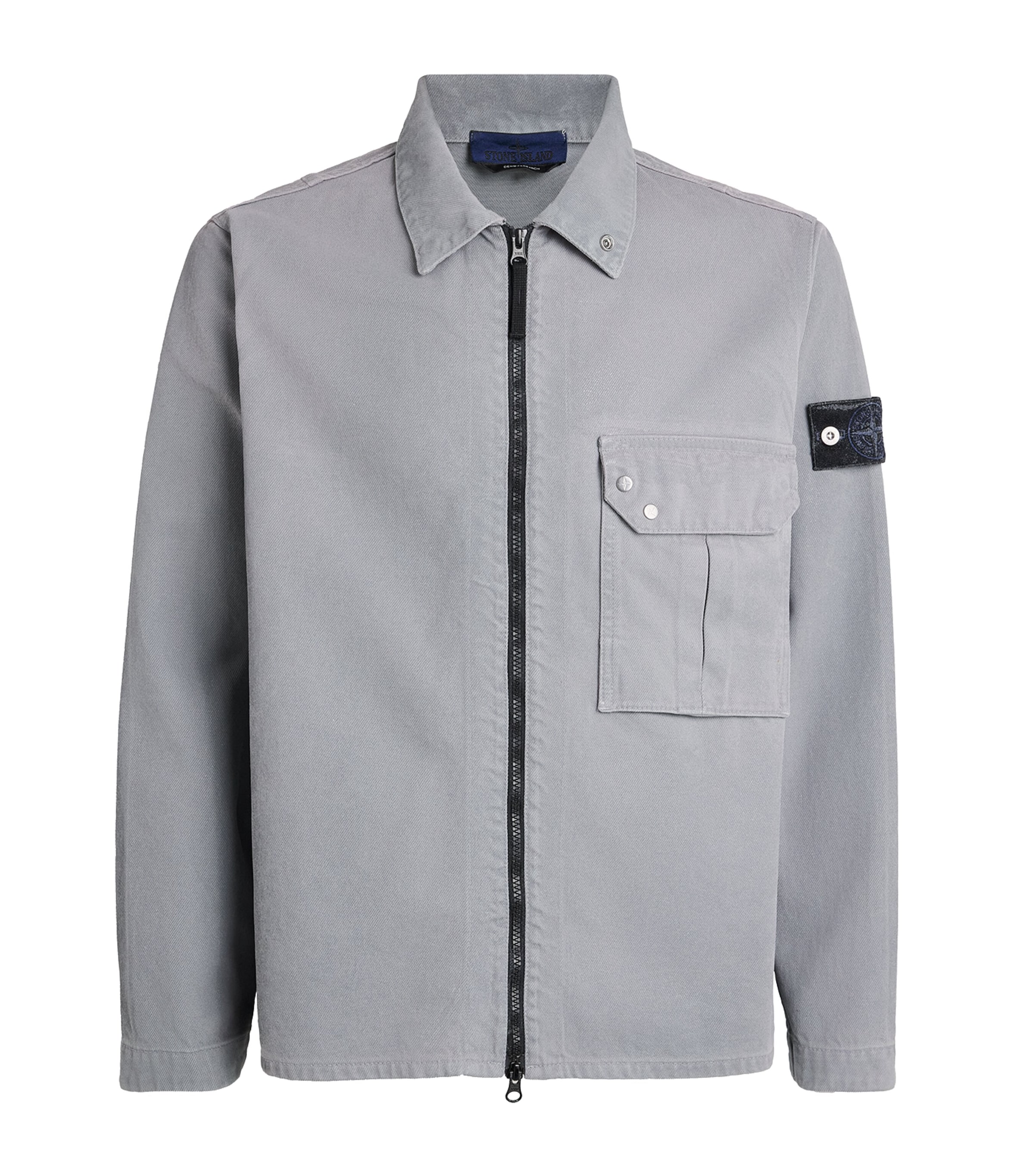 Stone Island Mens Zip-Up Overshirt