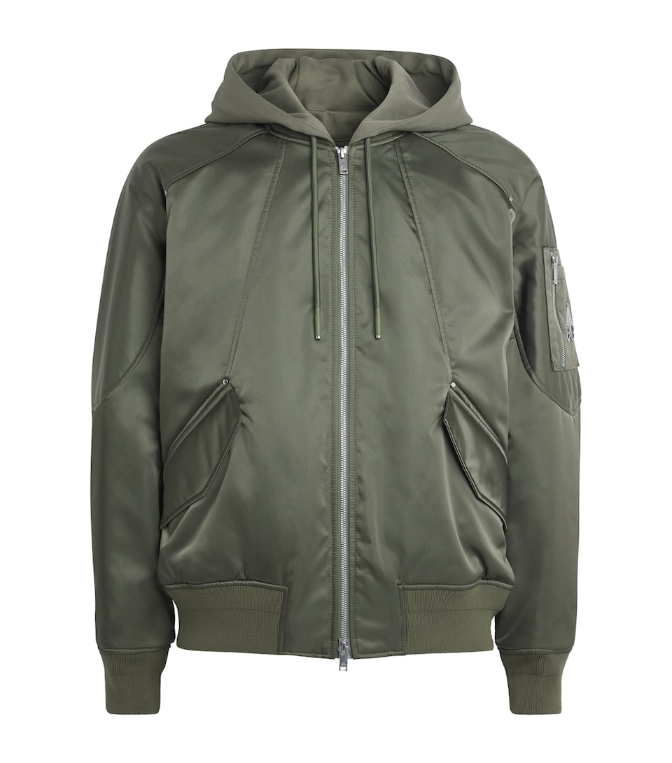 Detachable Membrane Bomber Jacket