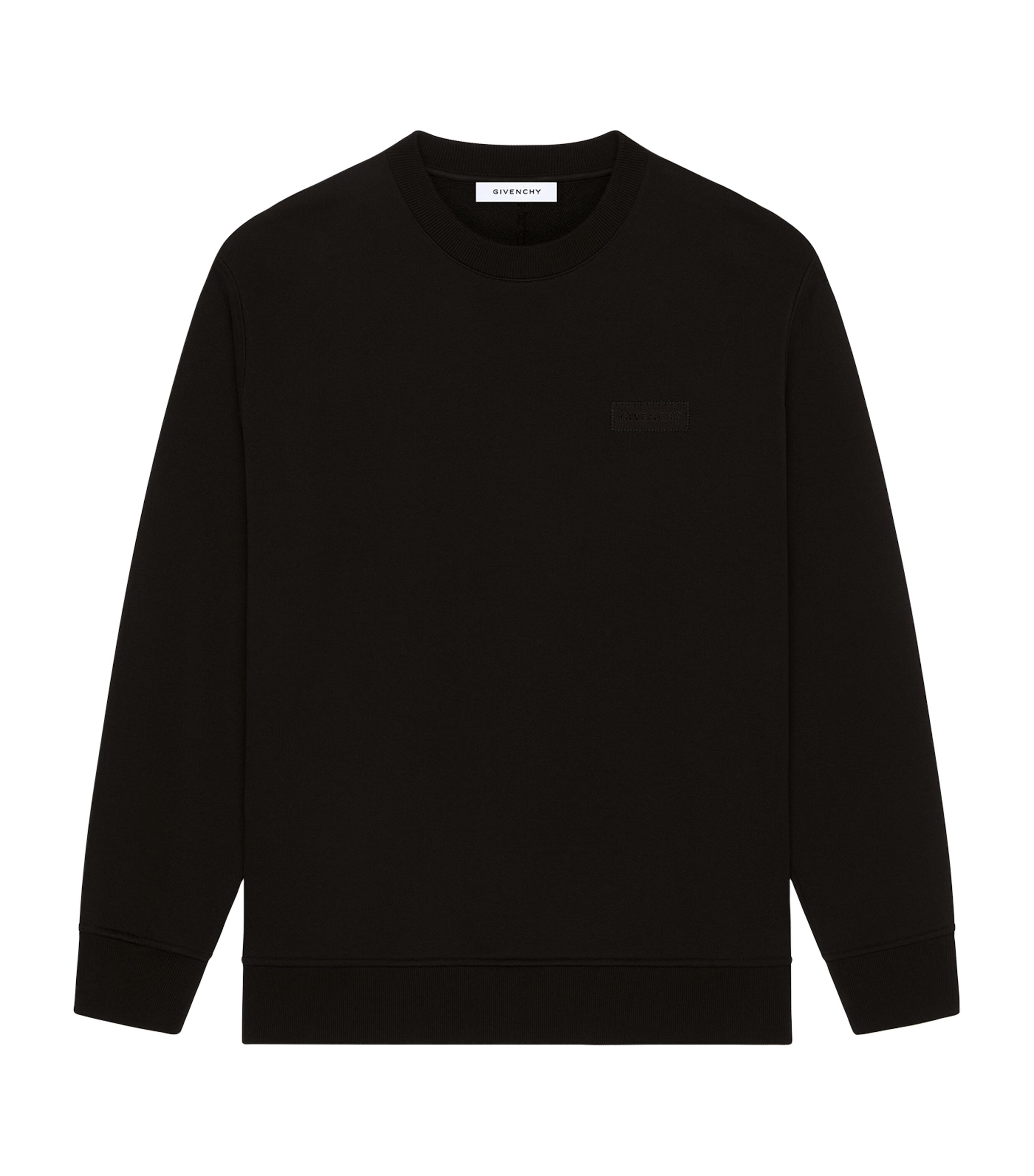 Givenchy Mens Wool-Cashmere Logo Sweatshirt Black