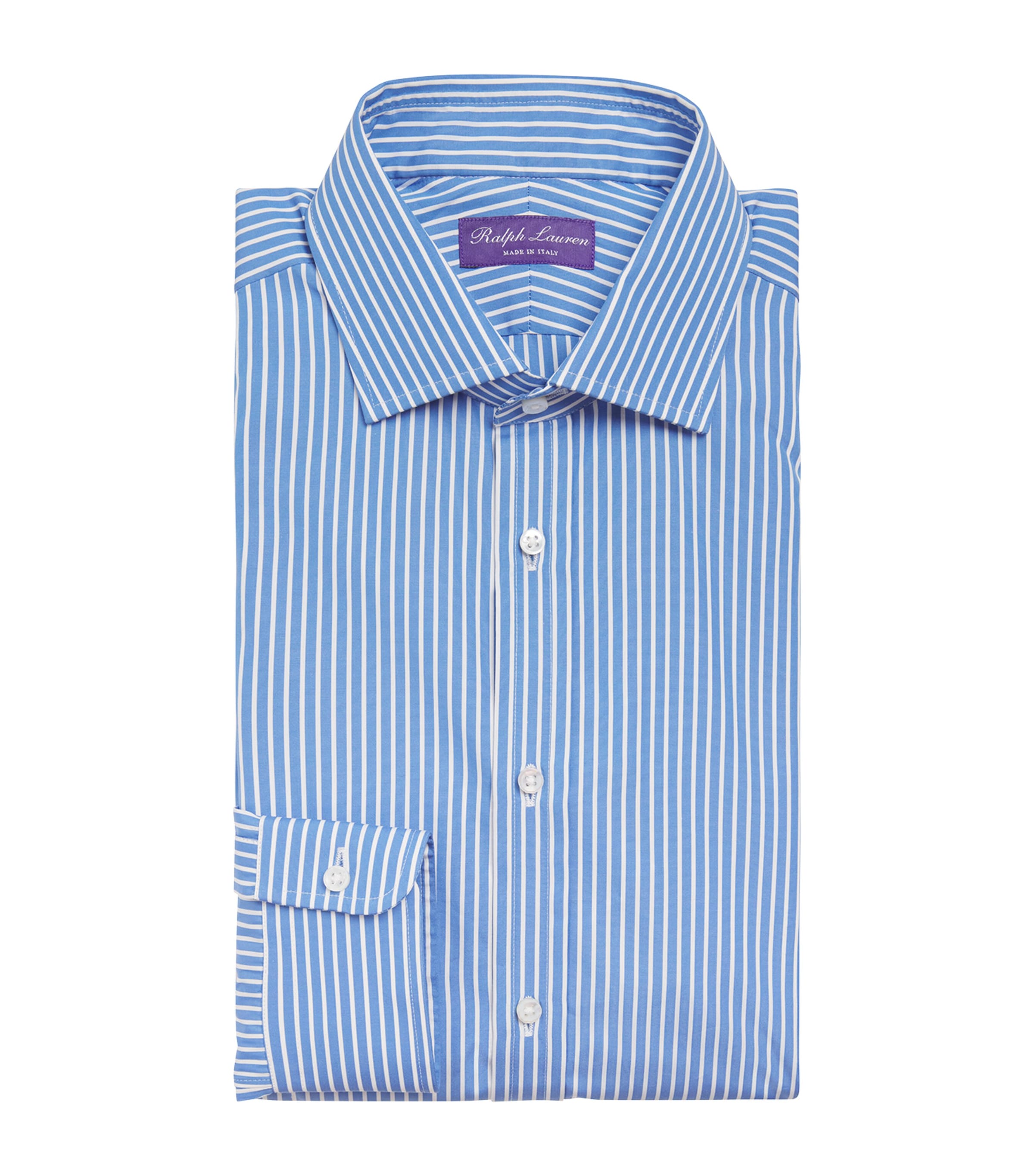 Cotton Stripe Dress Shirt