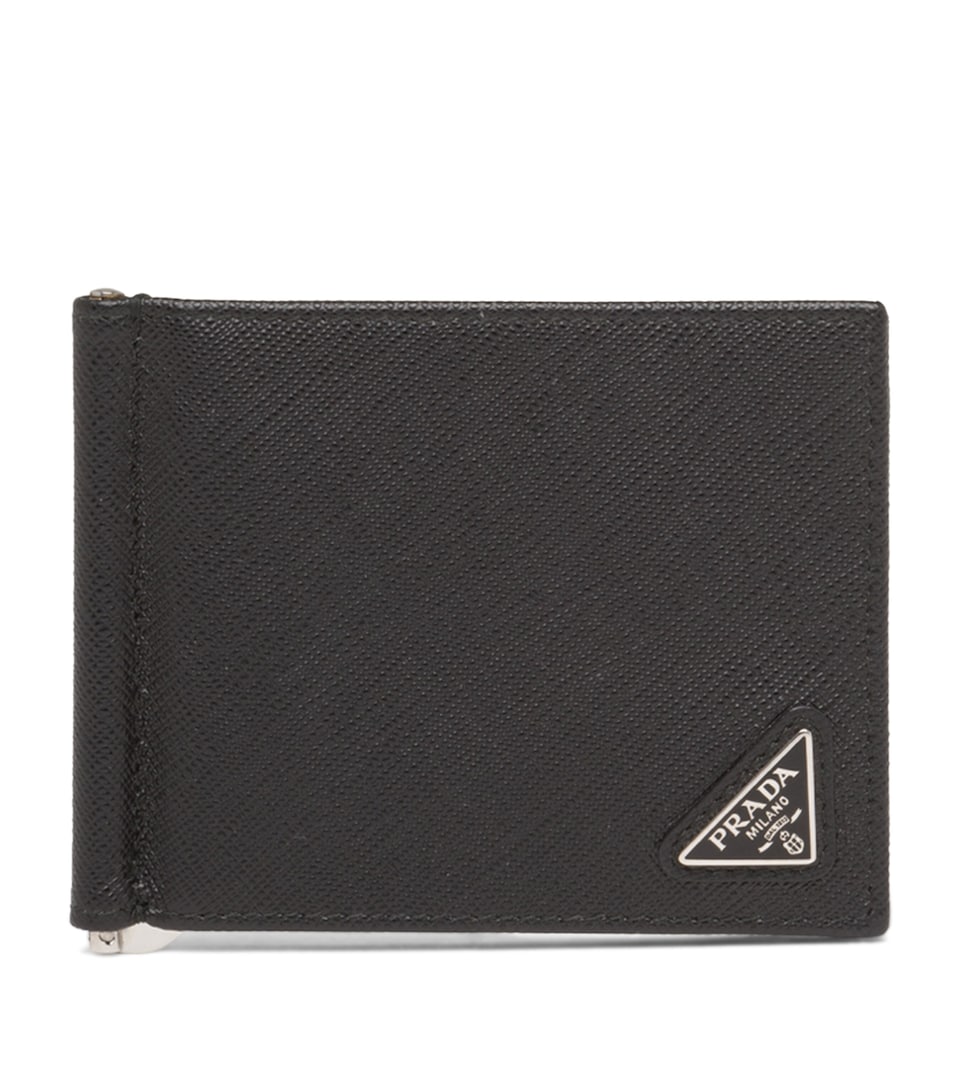 Saffiano Leather Bi-fold Wallet