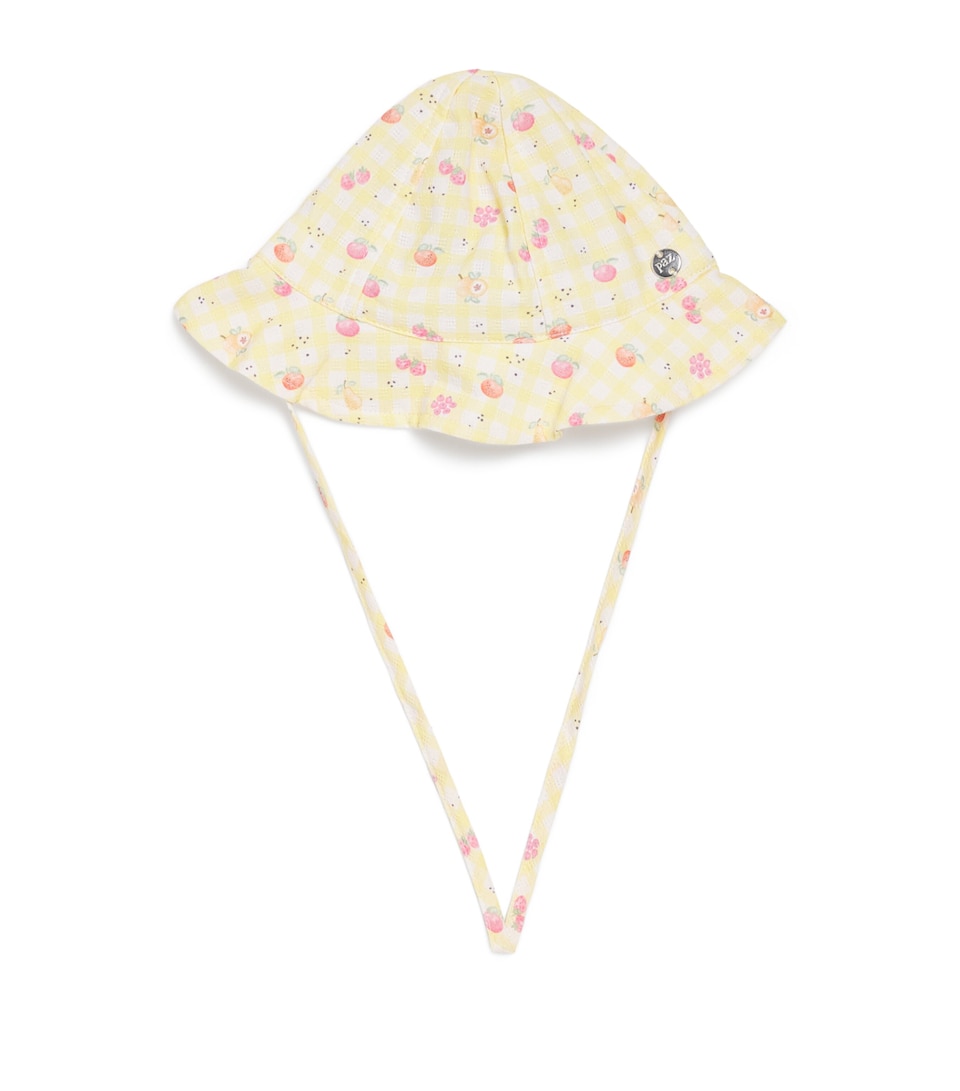 Cotton Knitted Floral Hat