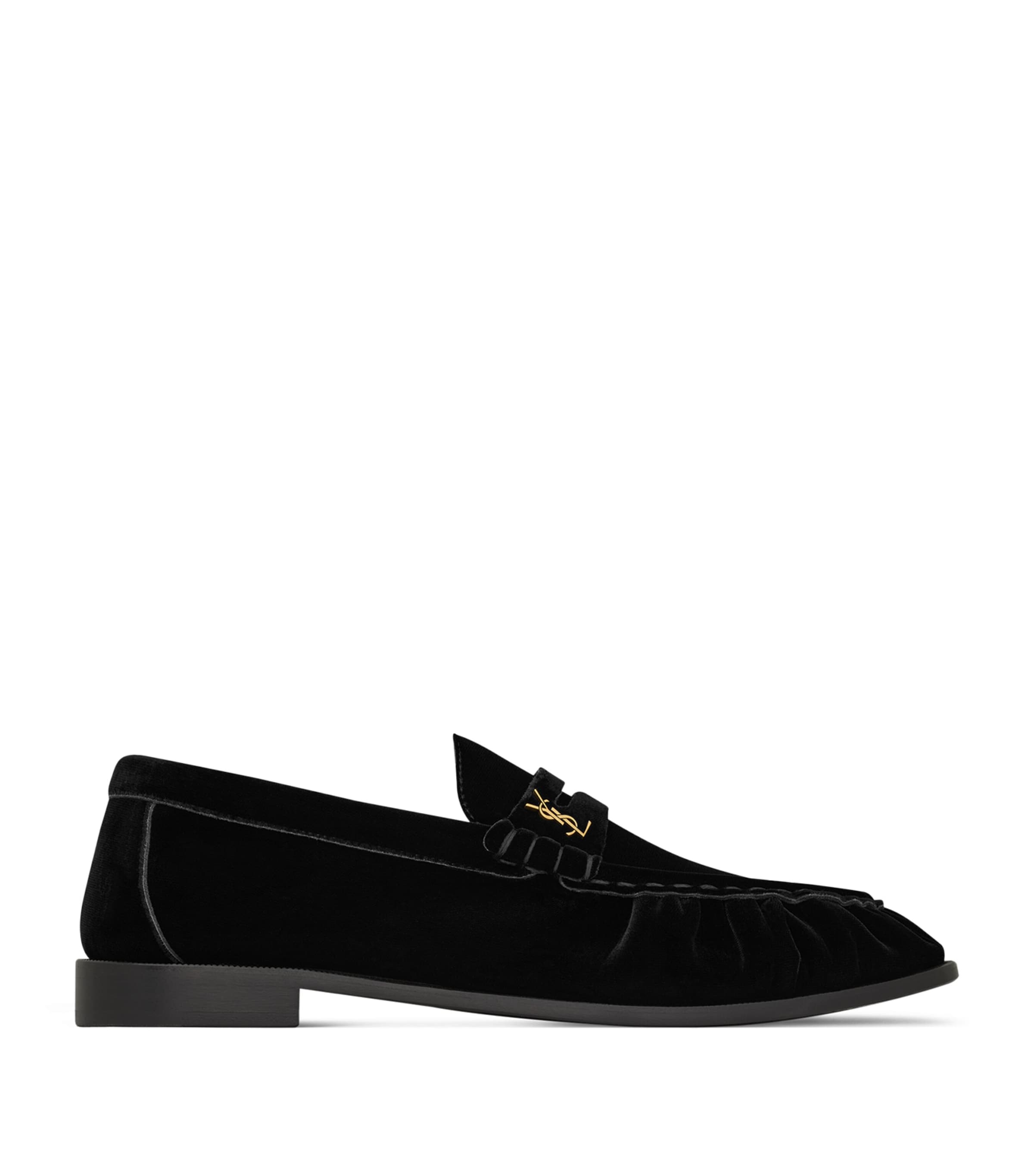 Saint Laurent Velvet Le Loafers
