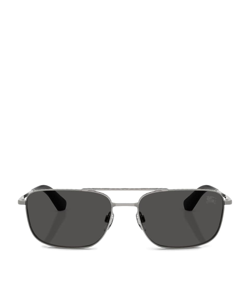 Burberry Metal BE3170 Pilot Sunglasses Grey