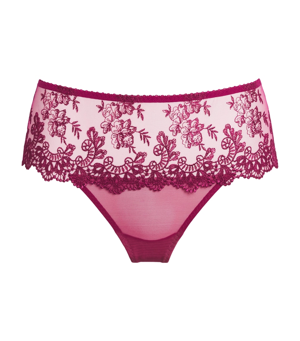 Simone Perele Womens Lace Passion Briefs Desire Pink