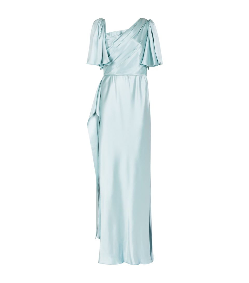 Silk Belted Dress