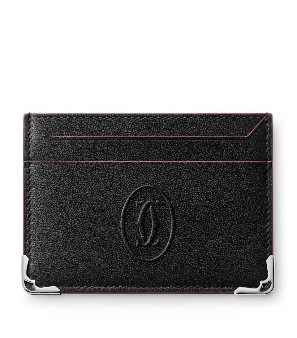 Cartier Leather Must de Cartier Card Holder Black