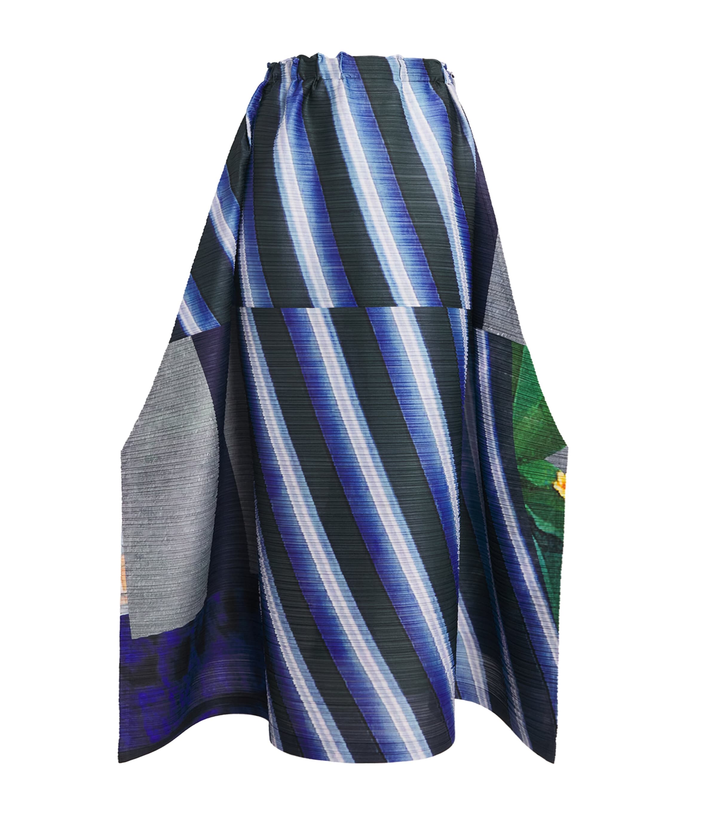 City Collage Midi Skirt