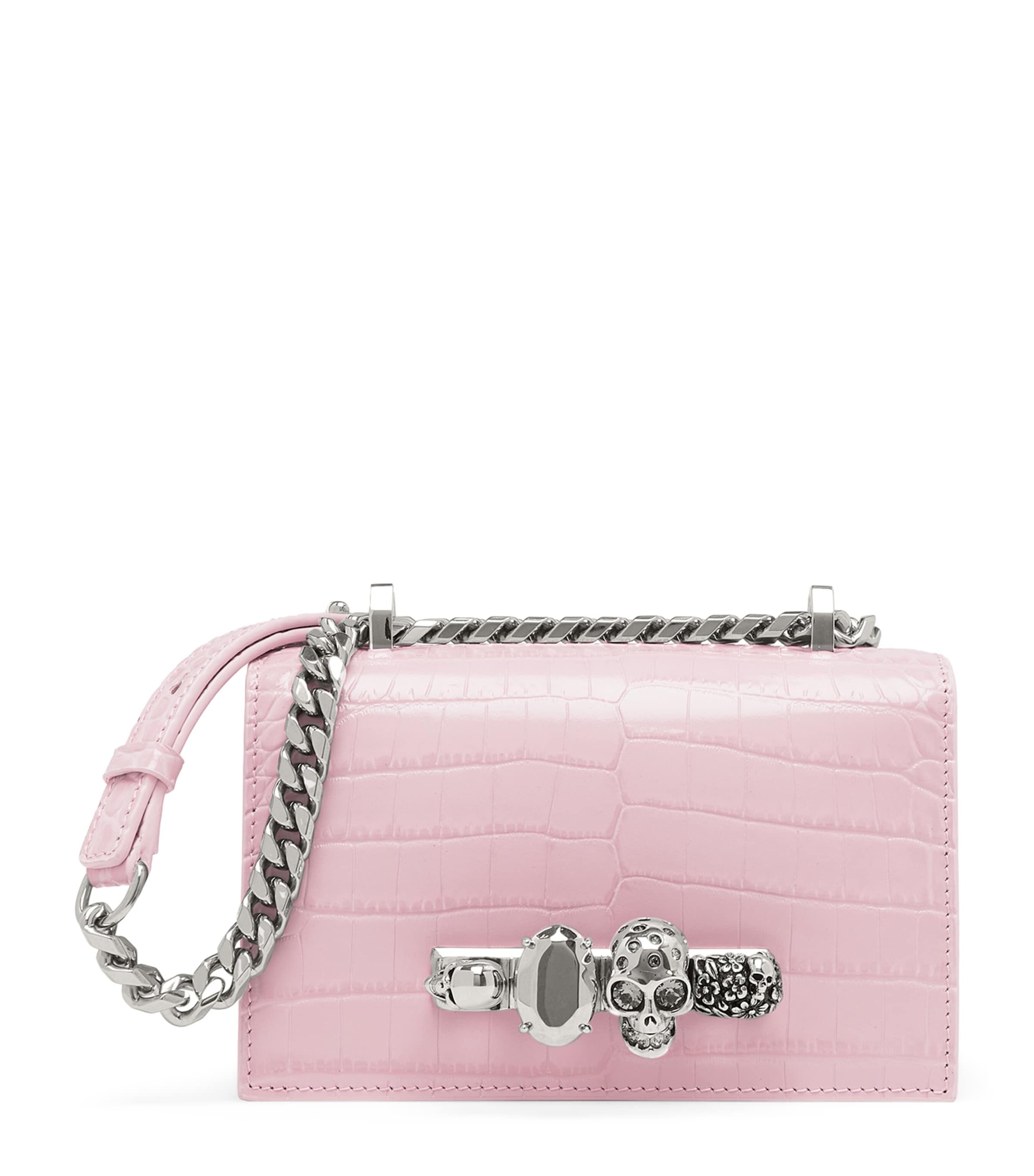 Mini Leather Jewelled Satchel