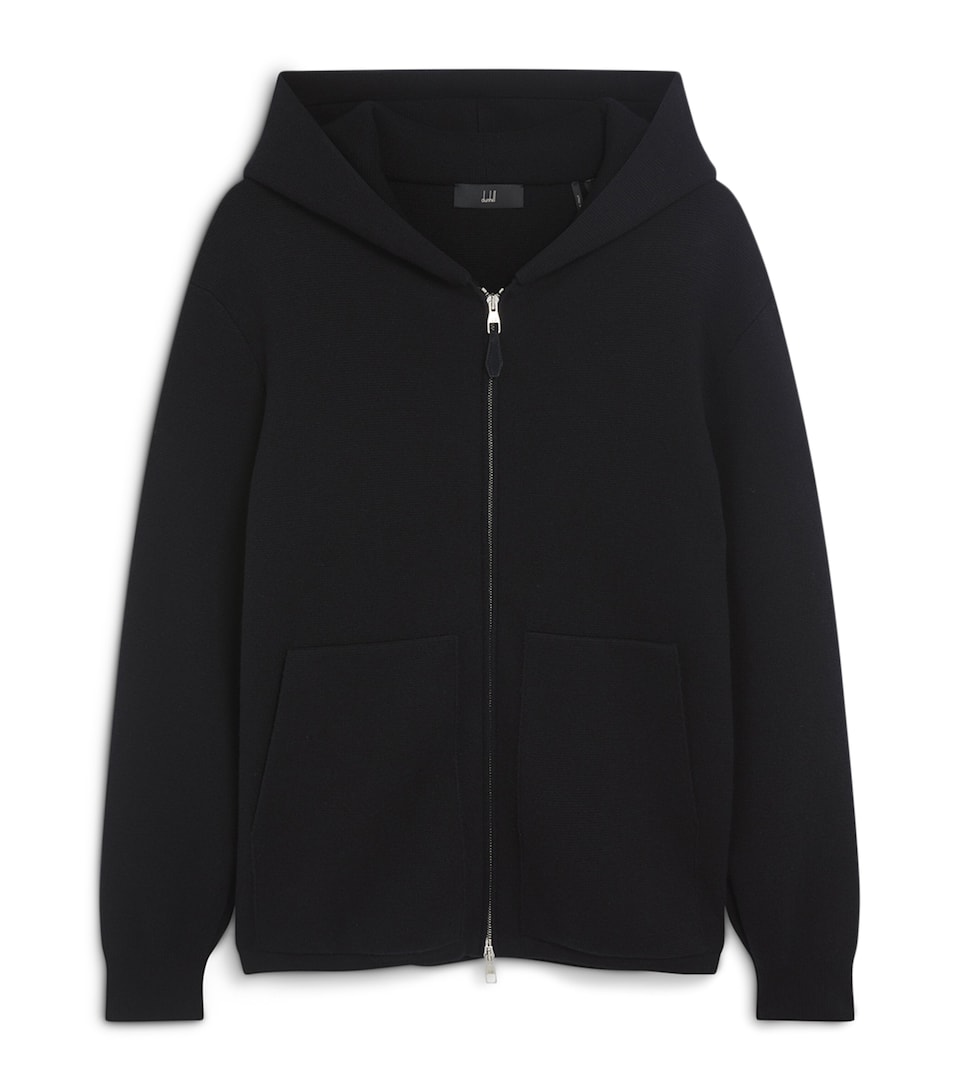 Cotton-Cashmere Zip-Up Hoodie