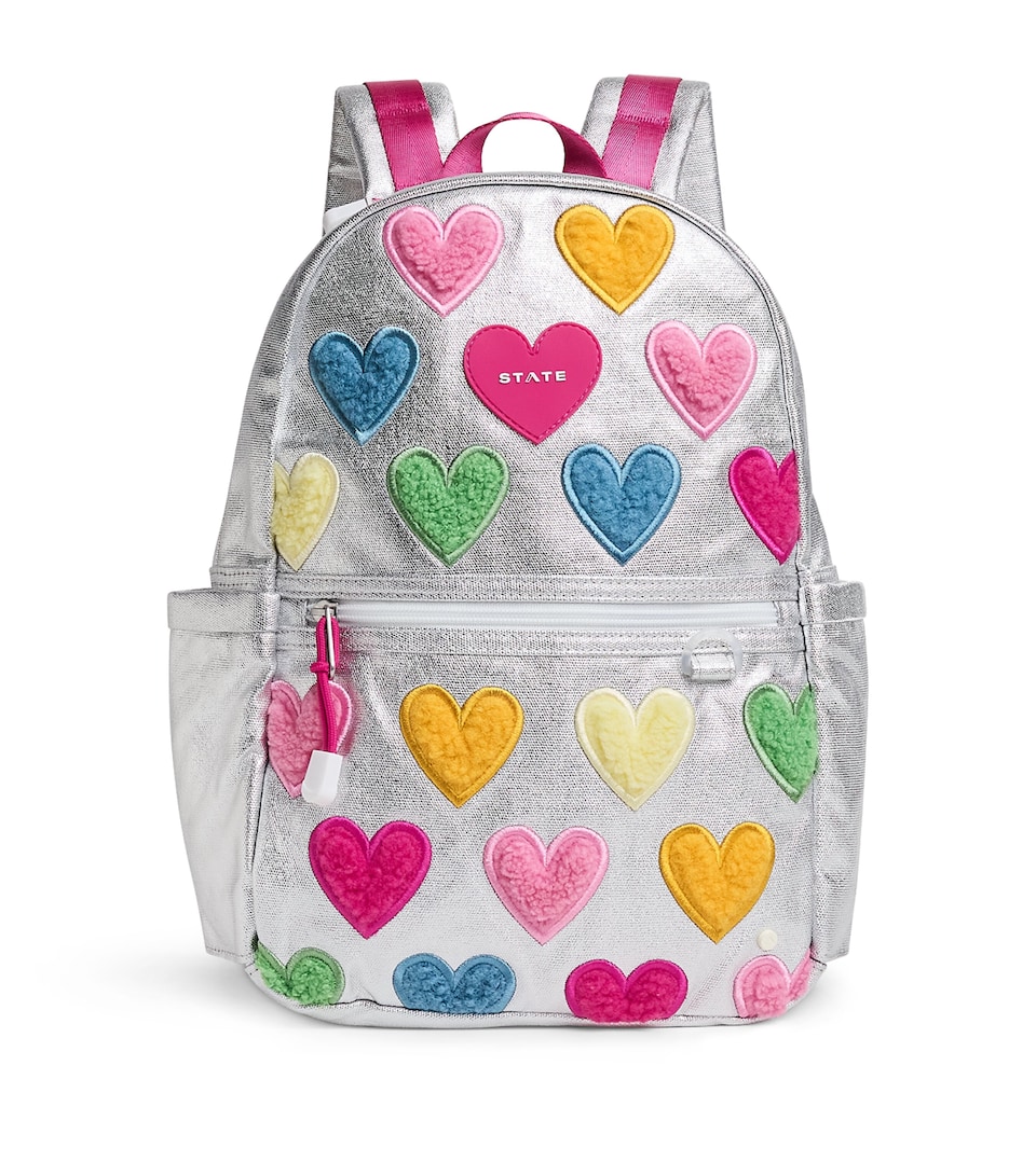 STATE Bags Mini Heart Kane Backpack Happy Fuzzy Hearts