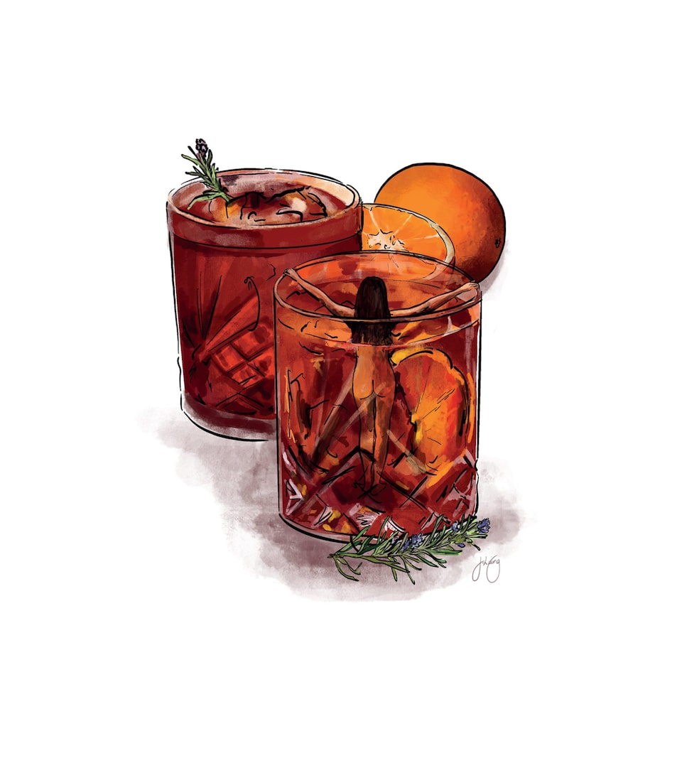 That First Sip Of Negroni Print (42cm x 59cm)