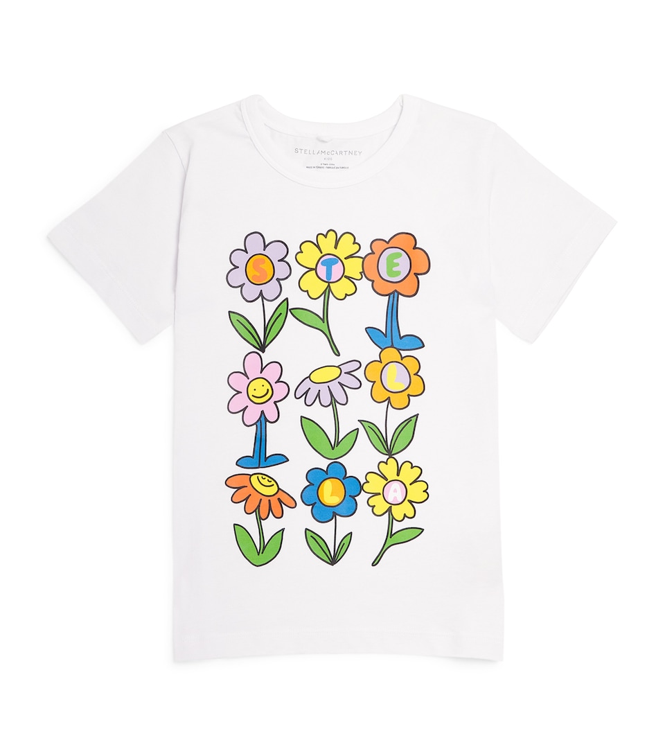 Cotton Flower Graphic T-Shirt (3-14+ Years)