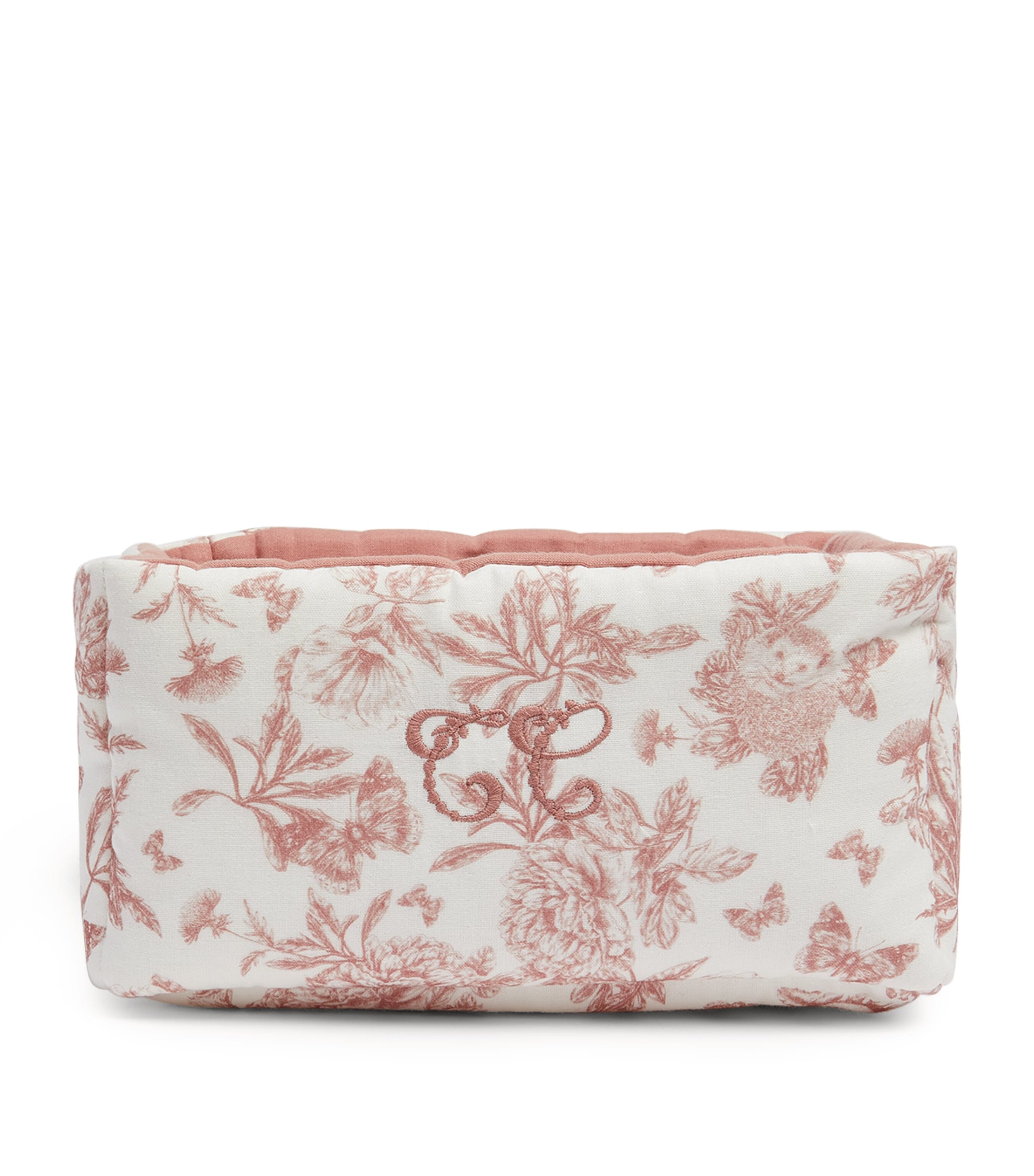 Toile de Jouy Nursery Basket