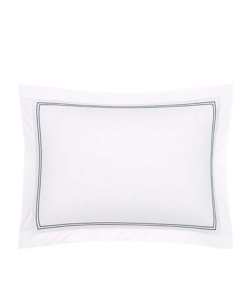 Yves Delorme Duo Standard Oxford Pillowcase (50cm x 75cm) Outremer