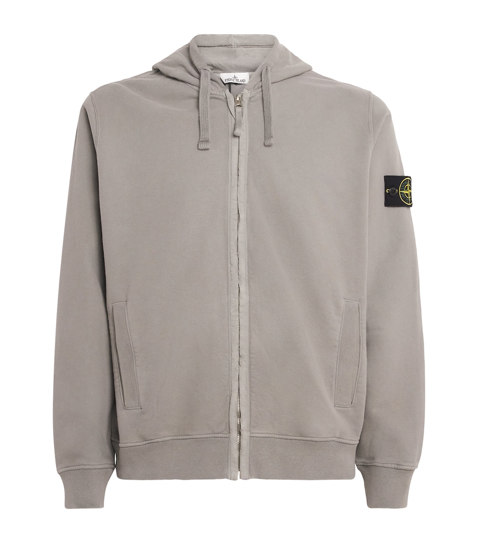 Organic Cotton Fleece Zip-Up Hoodie