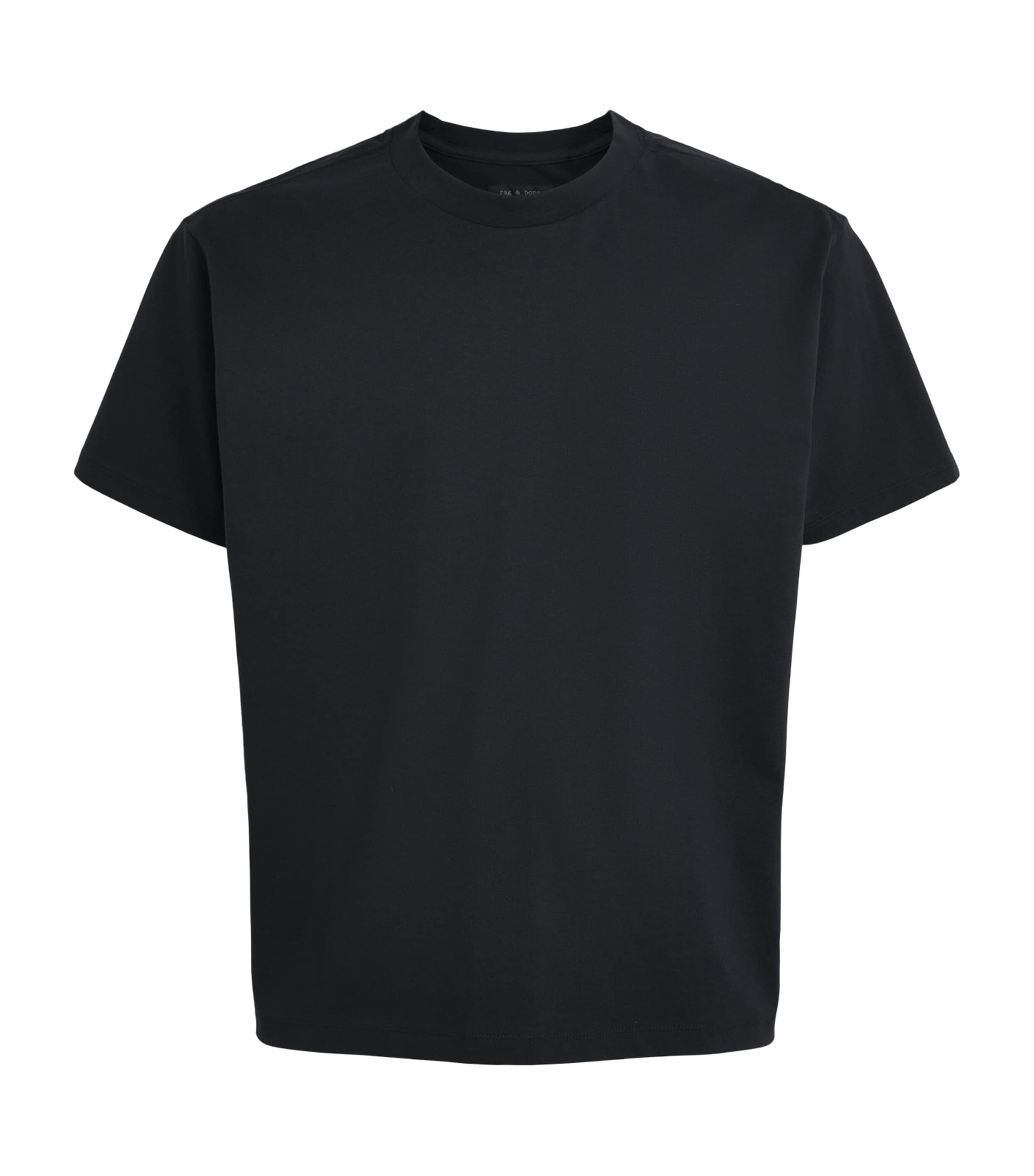 Rag & Bone Mens Cotton Jacob T-Shirt Jet Black