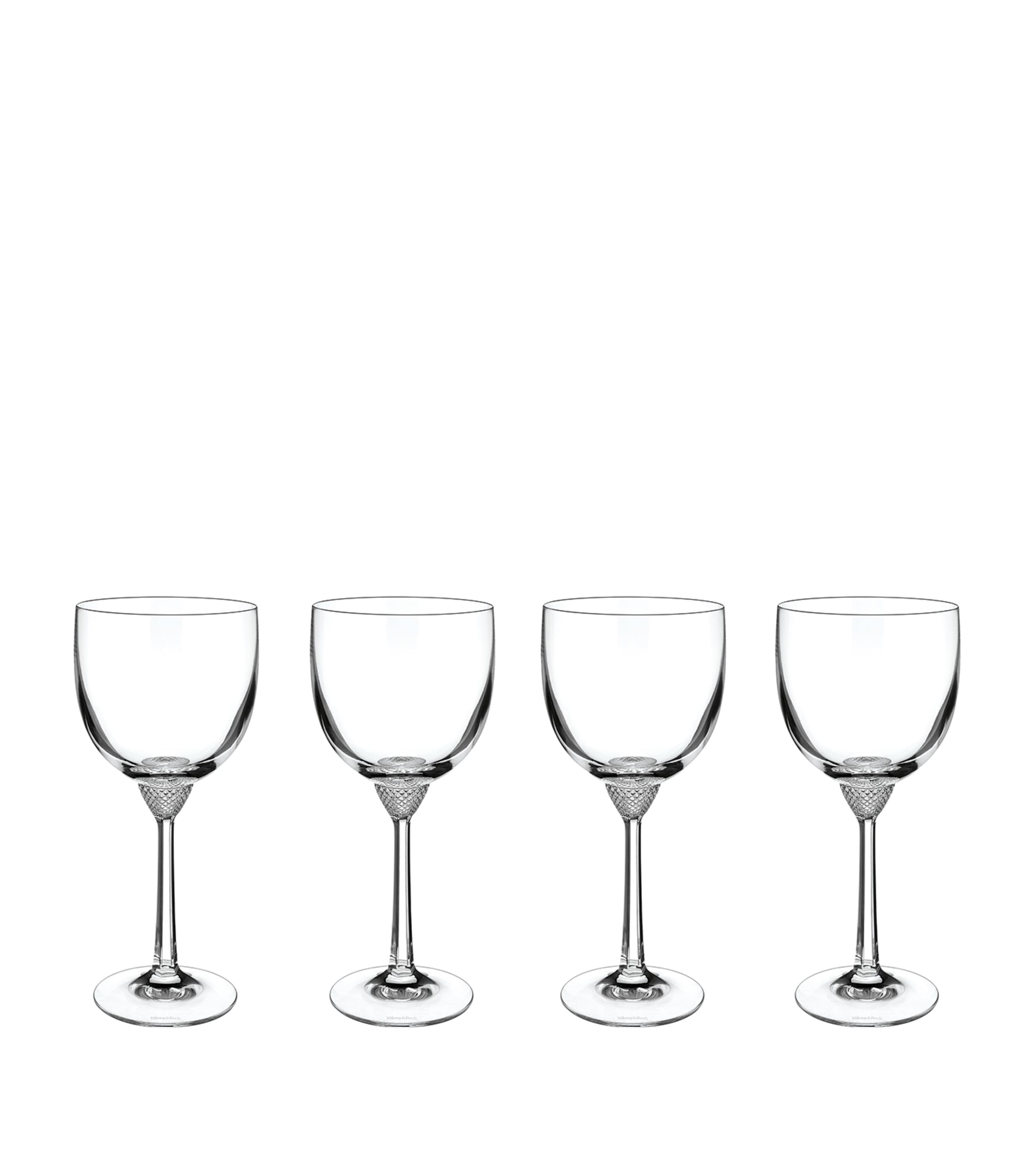 Set of 4 Crystal Octavie Water Glasses (300ml)