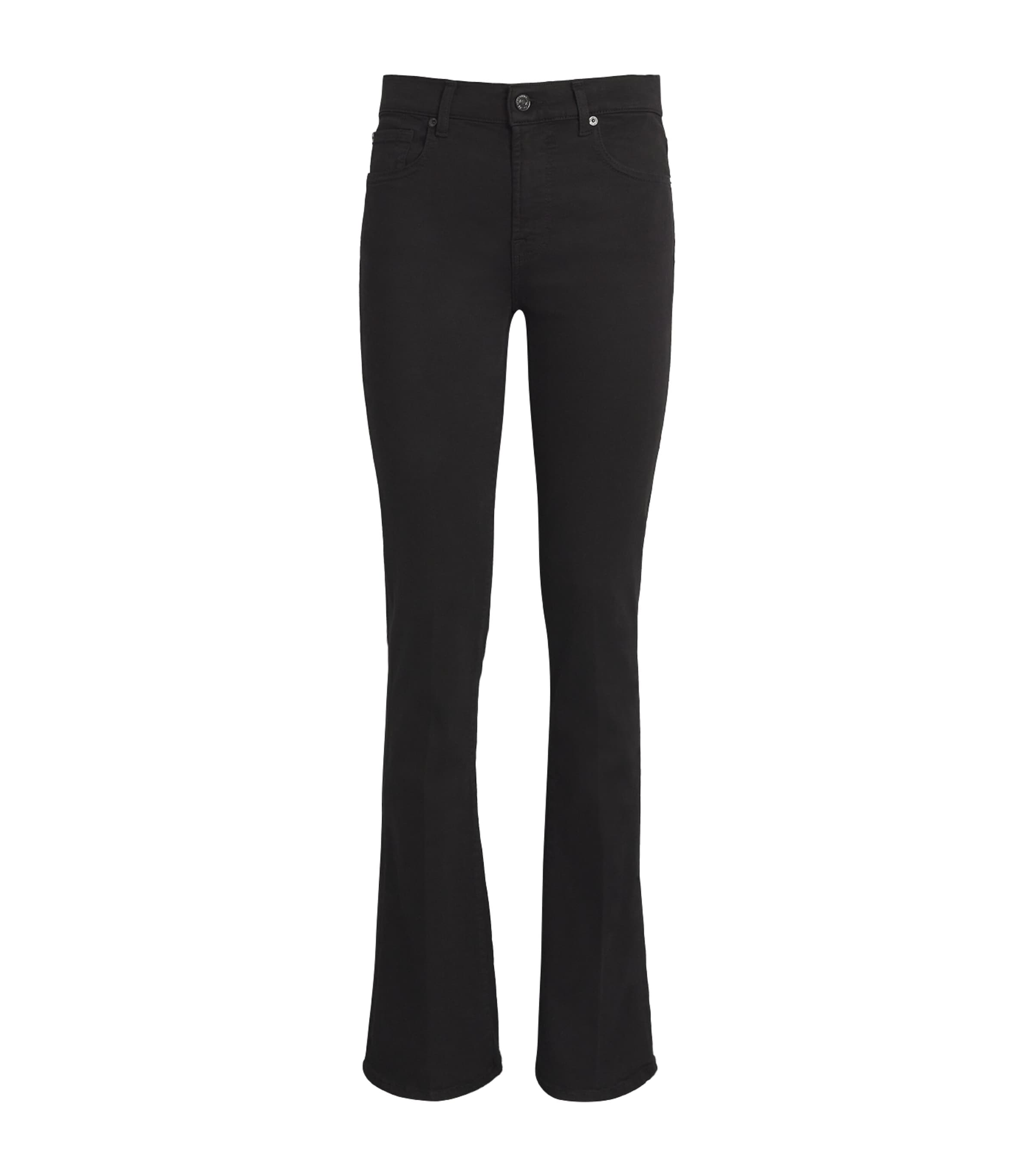 7 For All Mankind Womens B(Air) Bootcut Jeans Bair Black