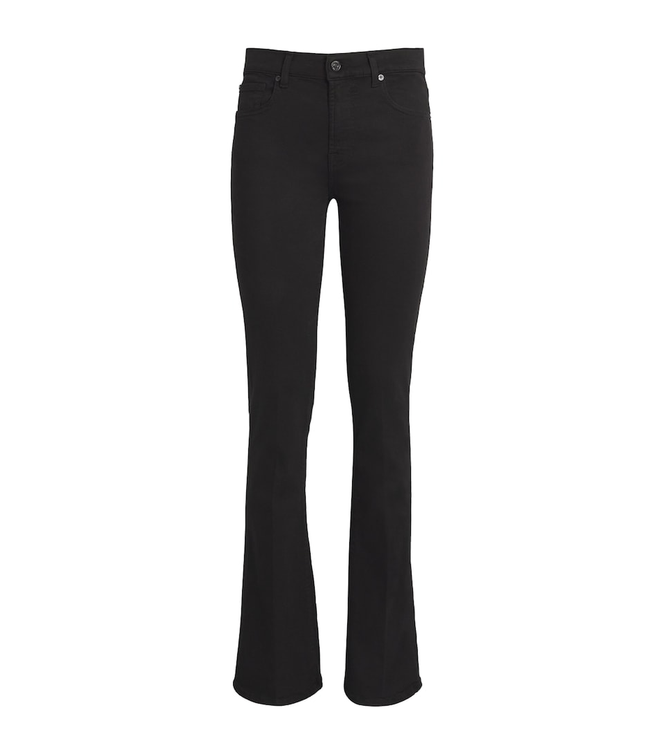 7 For All Mankind Womens B(Air) Bootcut Jeans Bair Black