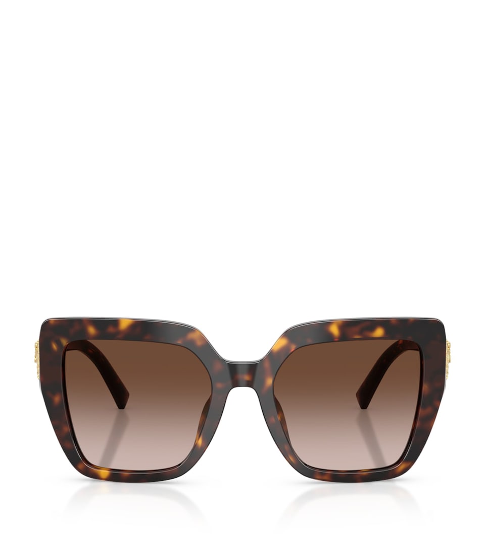 Dolce&Gabbana Tortoise Square Cat-Eye Sunglasses Brown