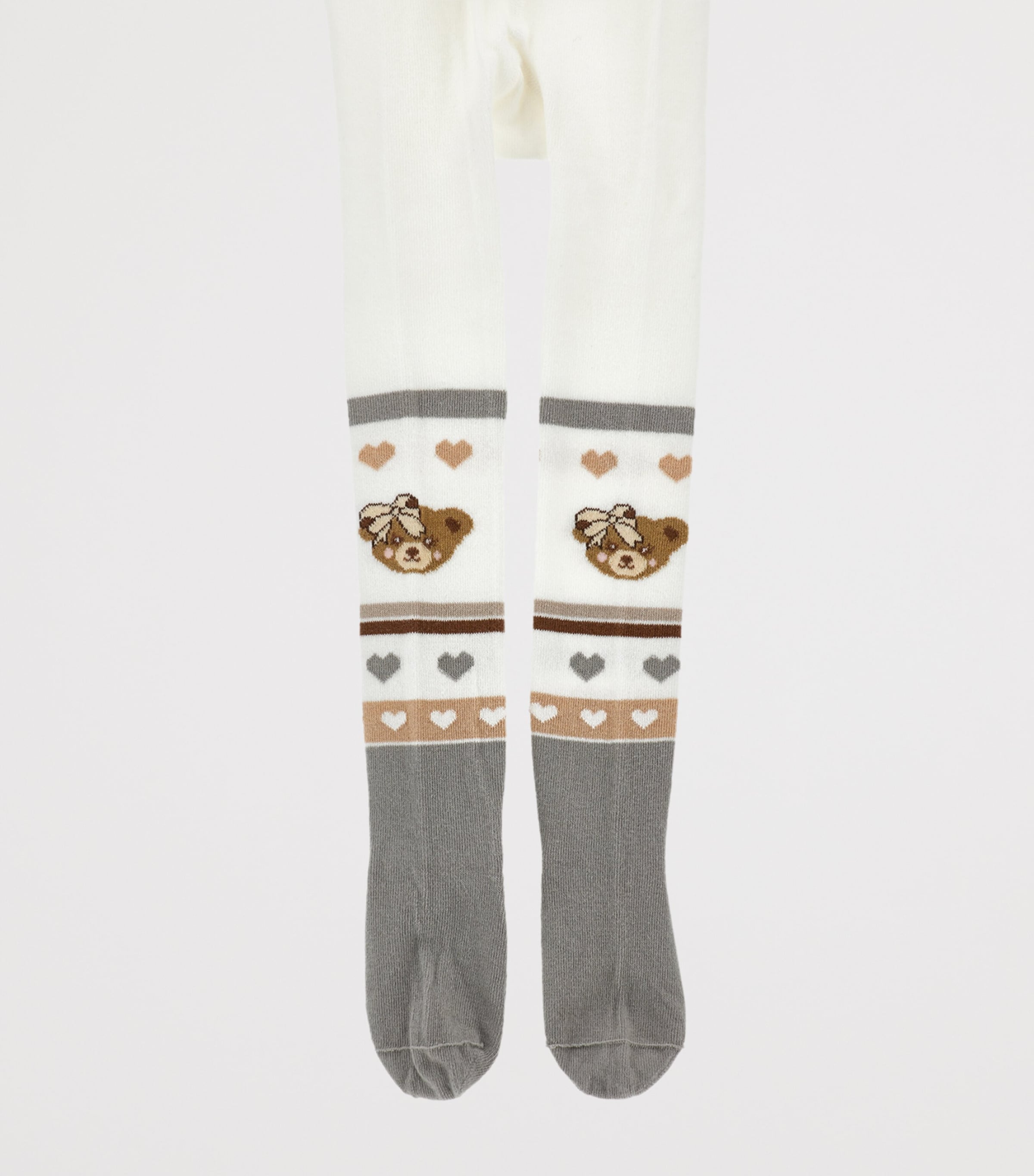Cotton-Blend Teddy Bear Tights