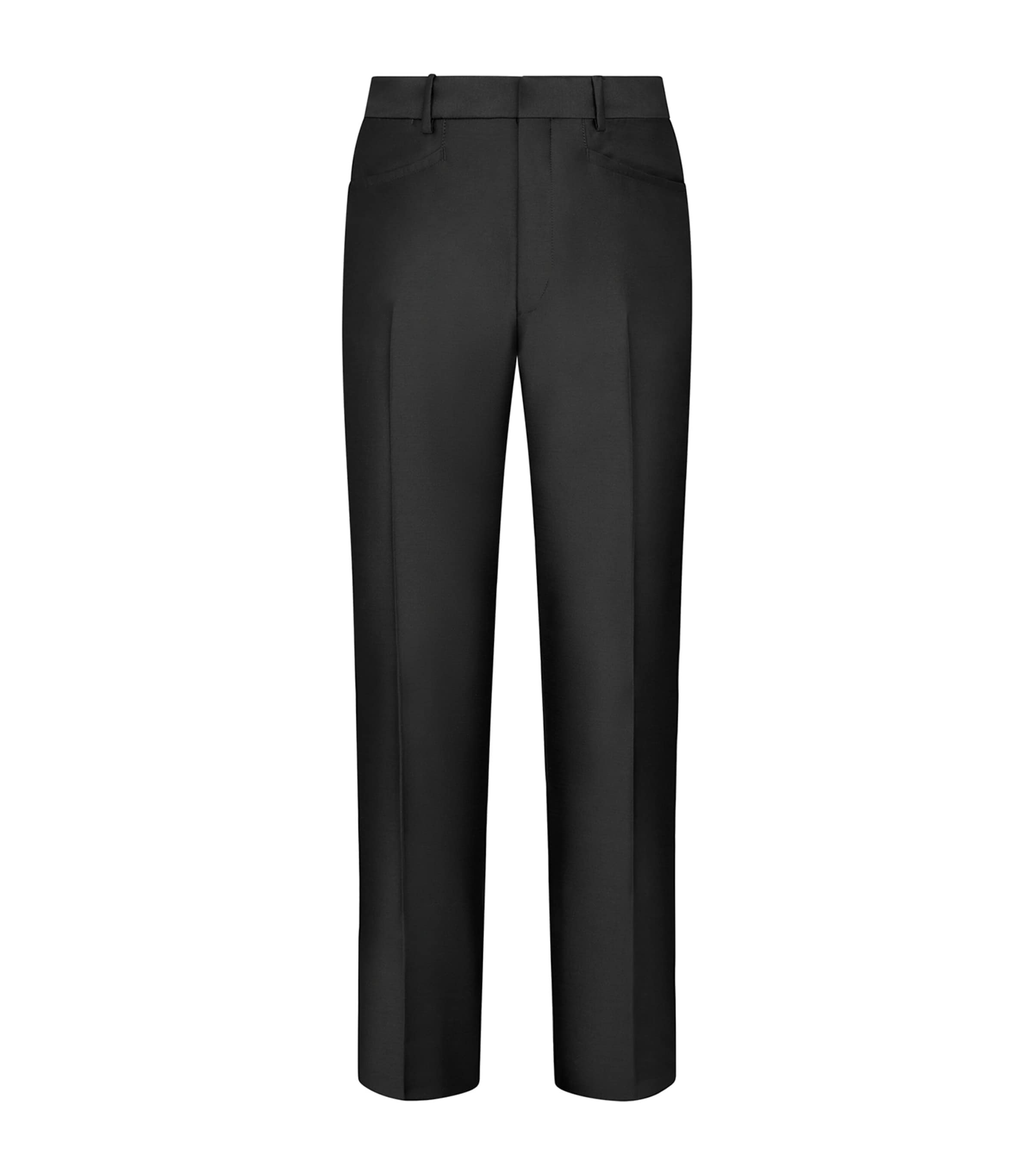 【送料&関税込】Dolce & Gabbana Slim Trousers With Zip C Dolce & Gabbana Silk Skinny Trousers | Harrods US