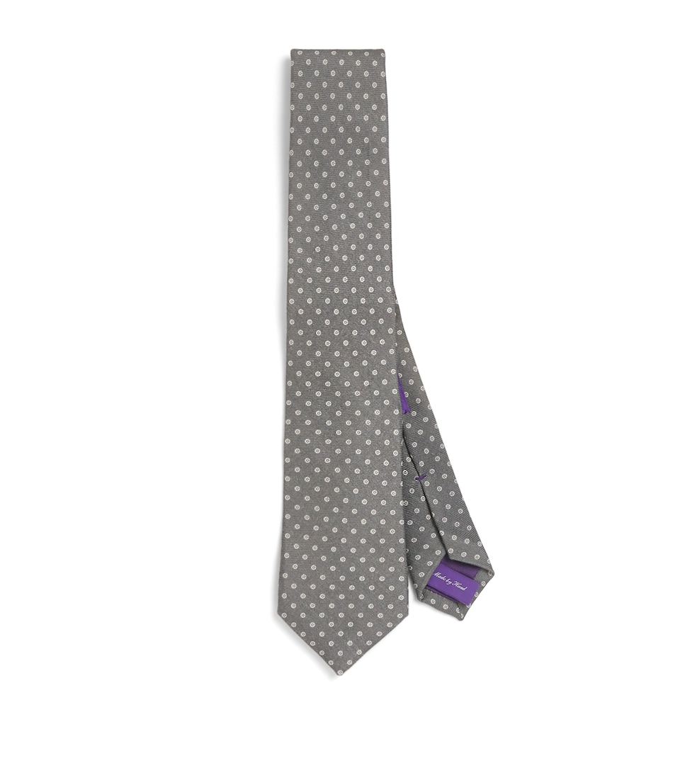 Cashmere-Silk Jacquard Tie