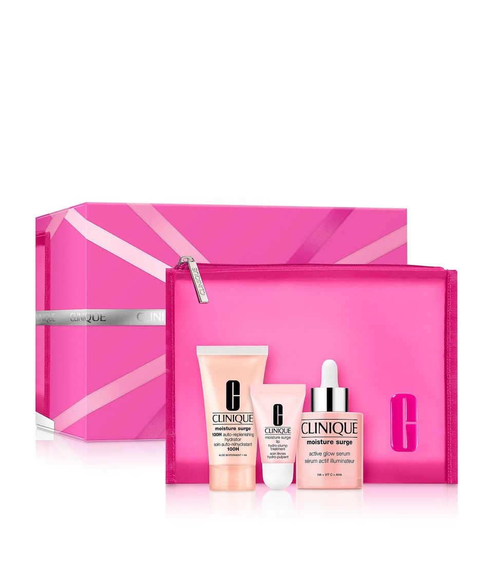 Clinique Moisture Surge Glow Serum Skincare Gift Set