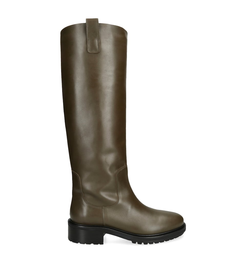 Leather Henry Knee-High Boots 45