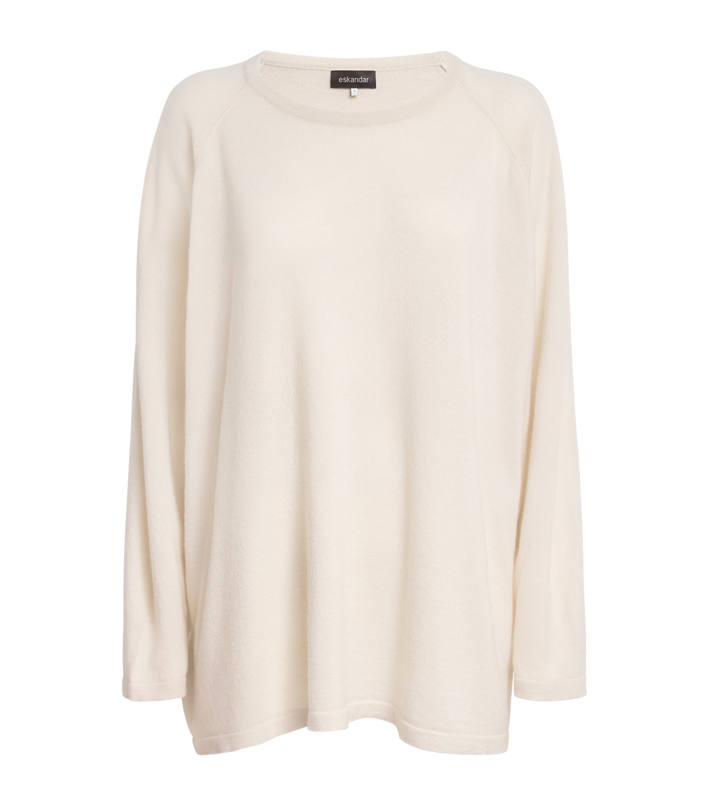 Cashmere Raglan-Sleeve Sweater