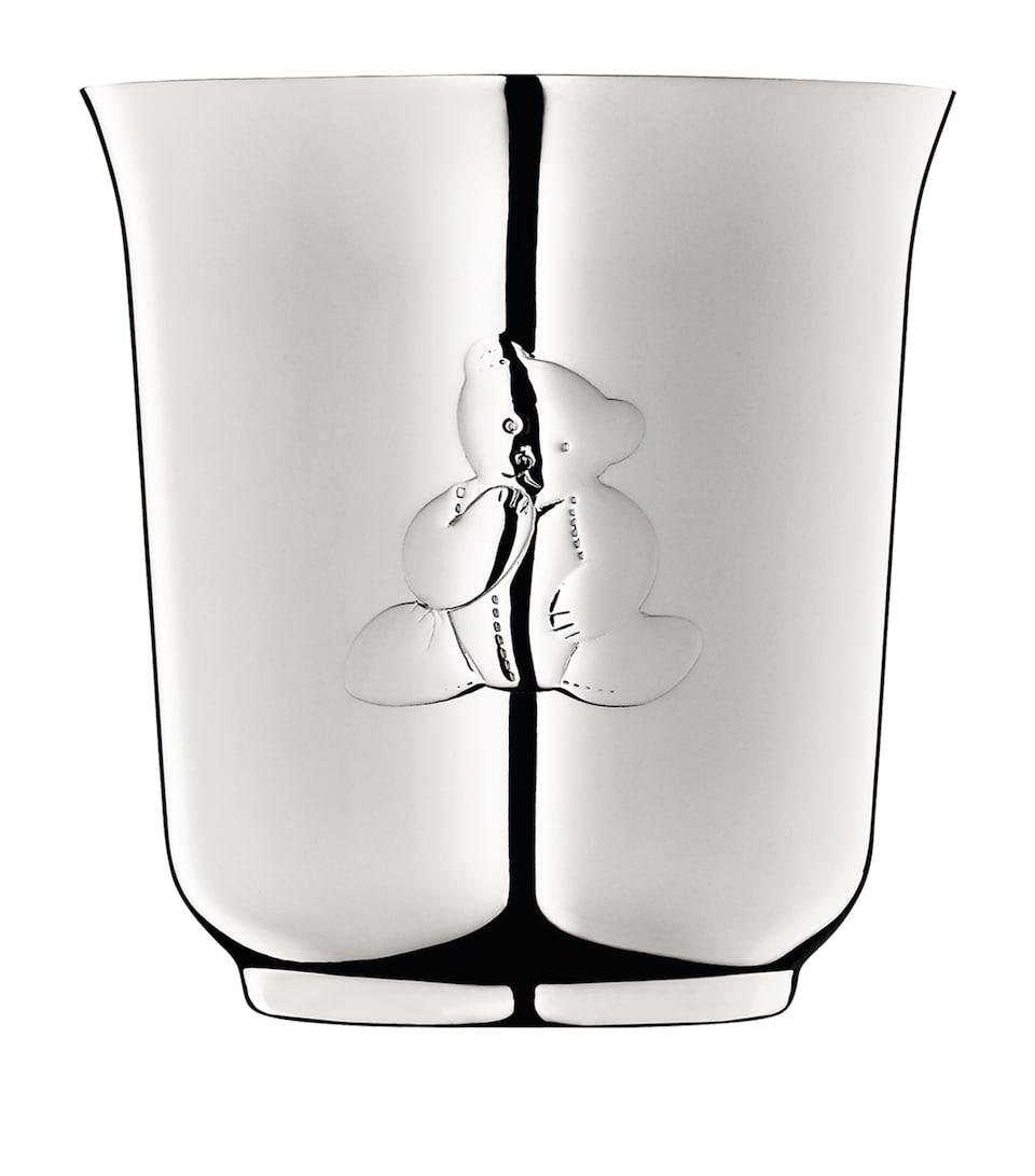 Christofle Silver-Plated Charlie Bear Baby Cup (7.5cm) Silver