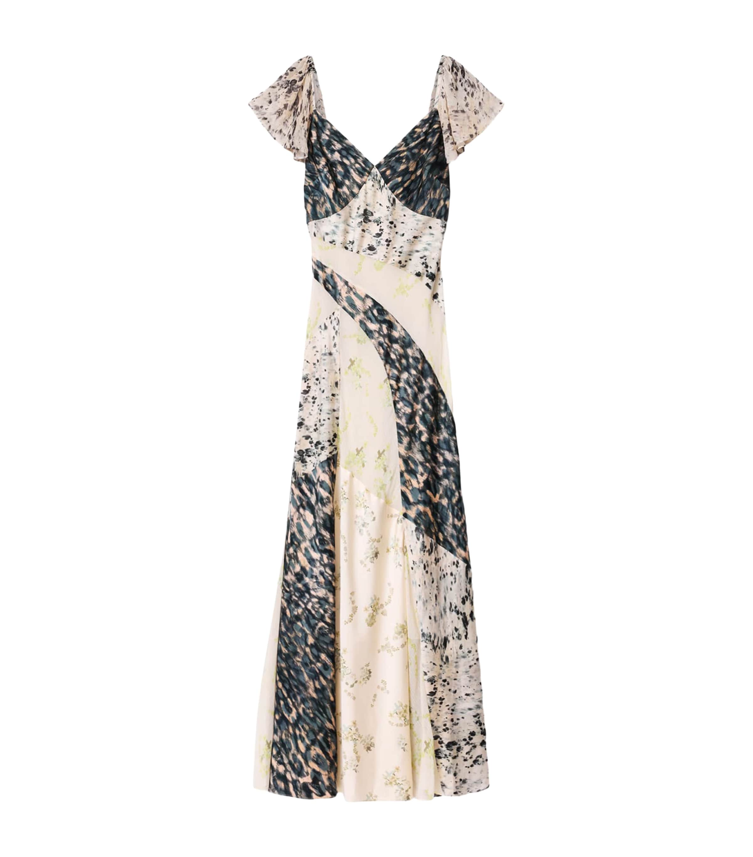 AllSaints Womens Lala Maxi Dress Empoli White