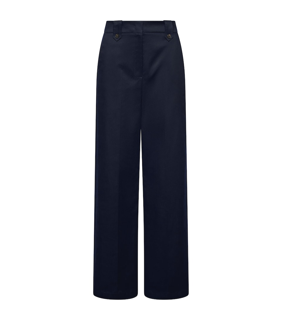 Marella Womens Pleated Tailored Trousers Midnightblue
