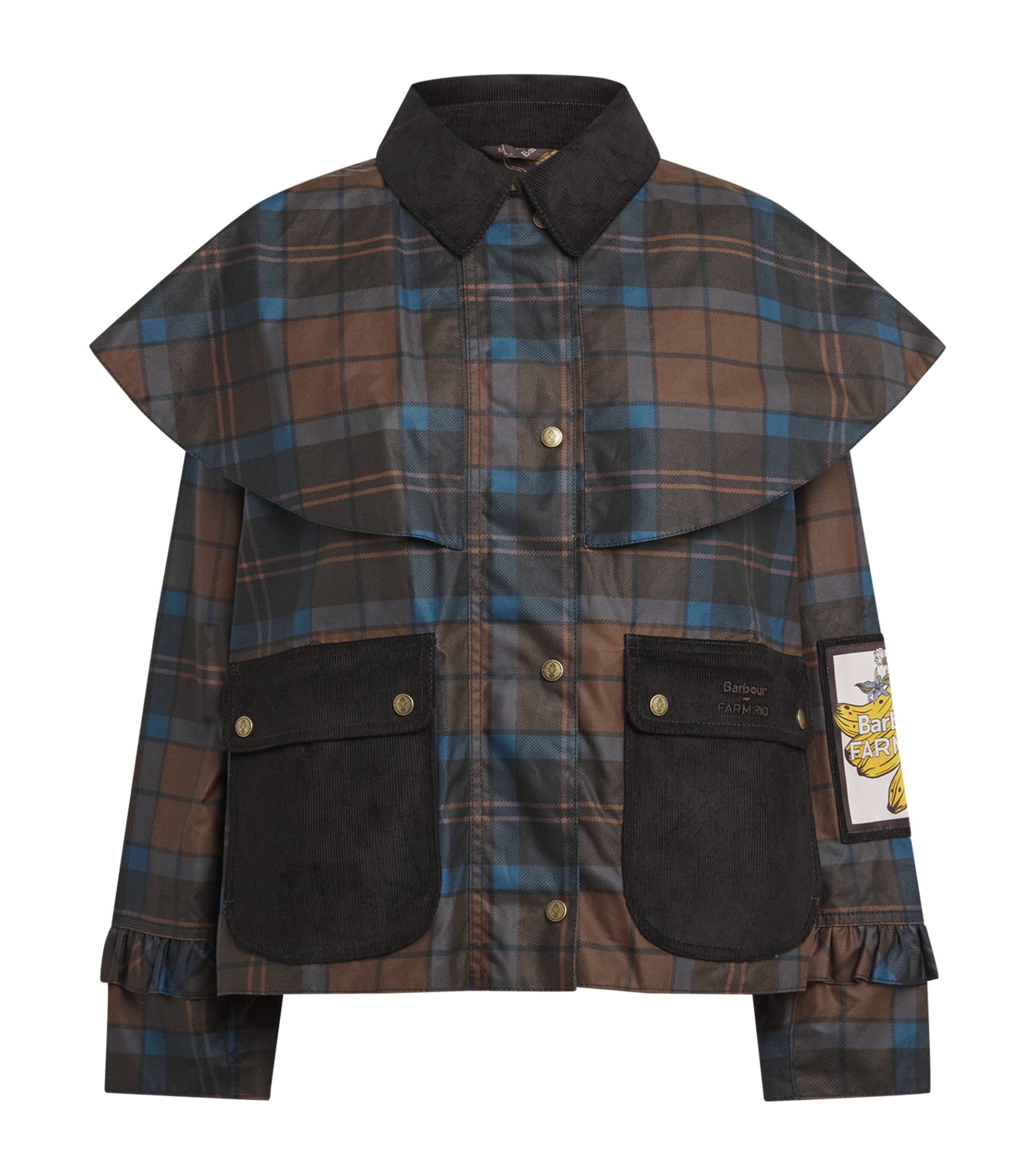 Barbour Womens x Farm Rio Waxed Angelina Jacket Trpcl T Trtn/bnaprnt