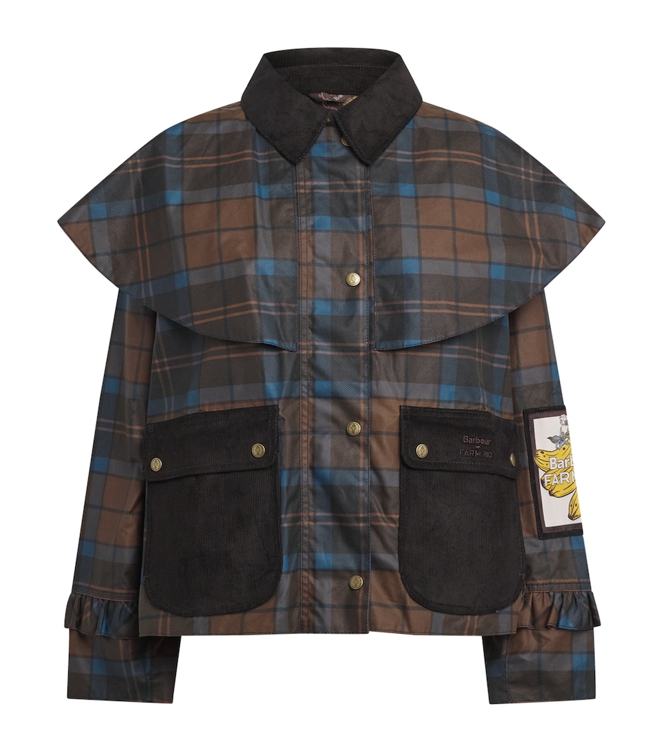 Barbour Womens x Farm Rio Waxed Angelina Jacket Trpcl T Trtn/bnaprnt